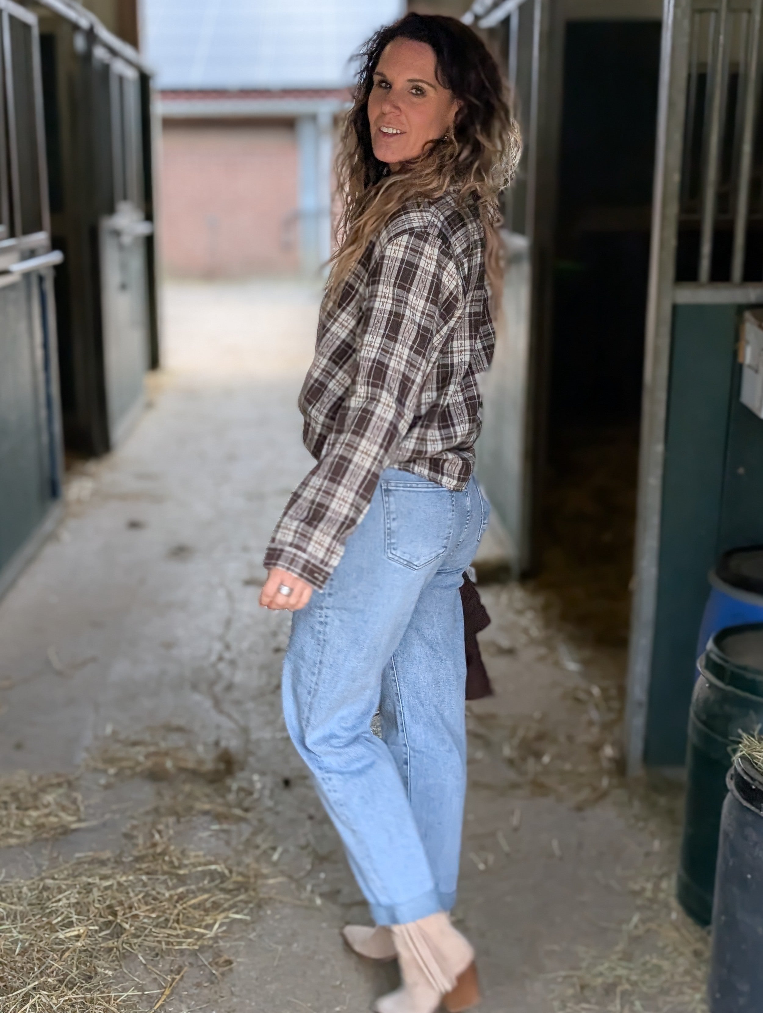 Hello Miss Balloon Jeans licht blauw