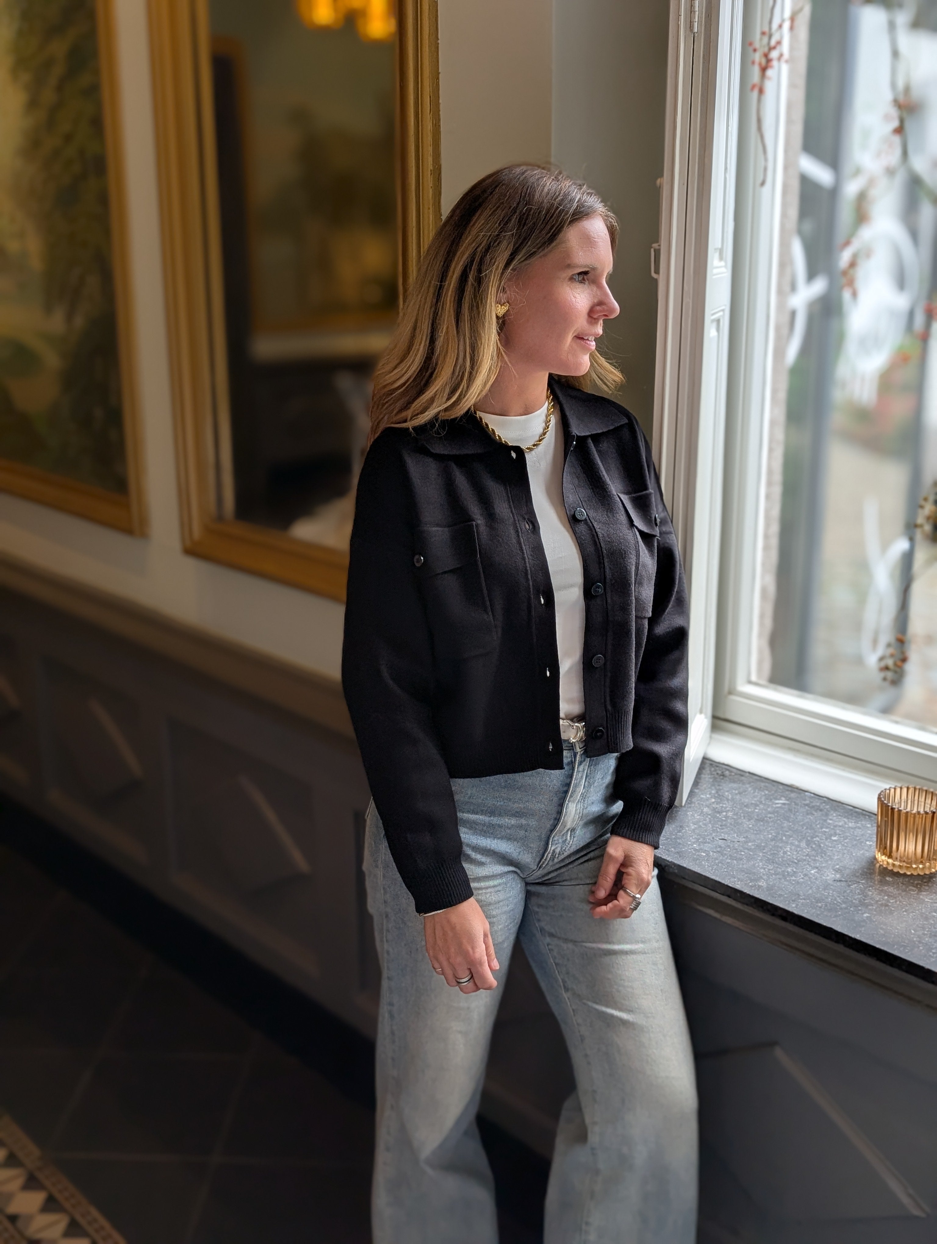 Zwarte Crob Vest