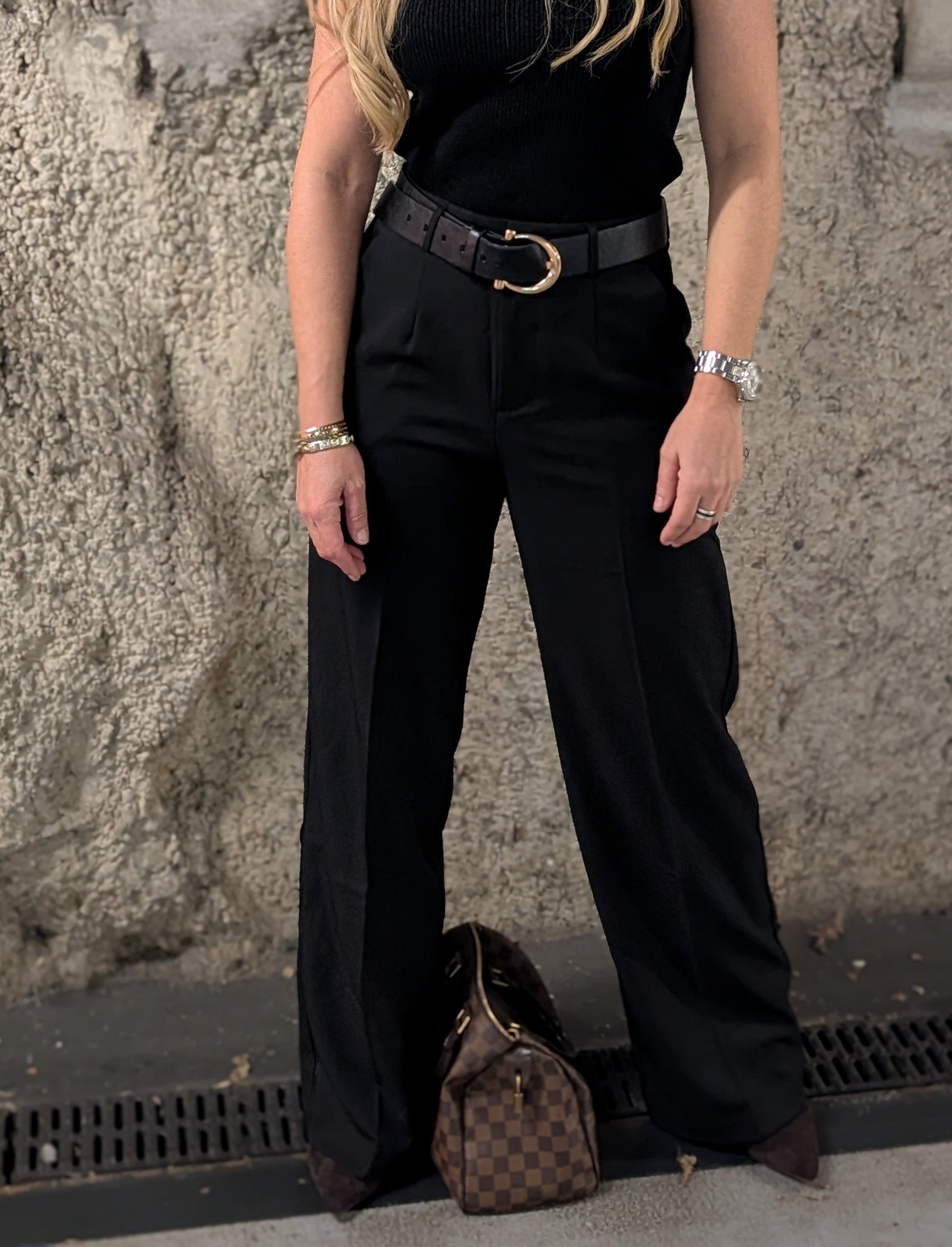 Zwarte Dames Pantalon