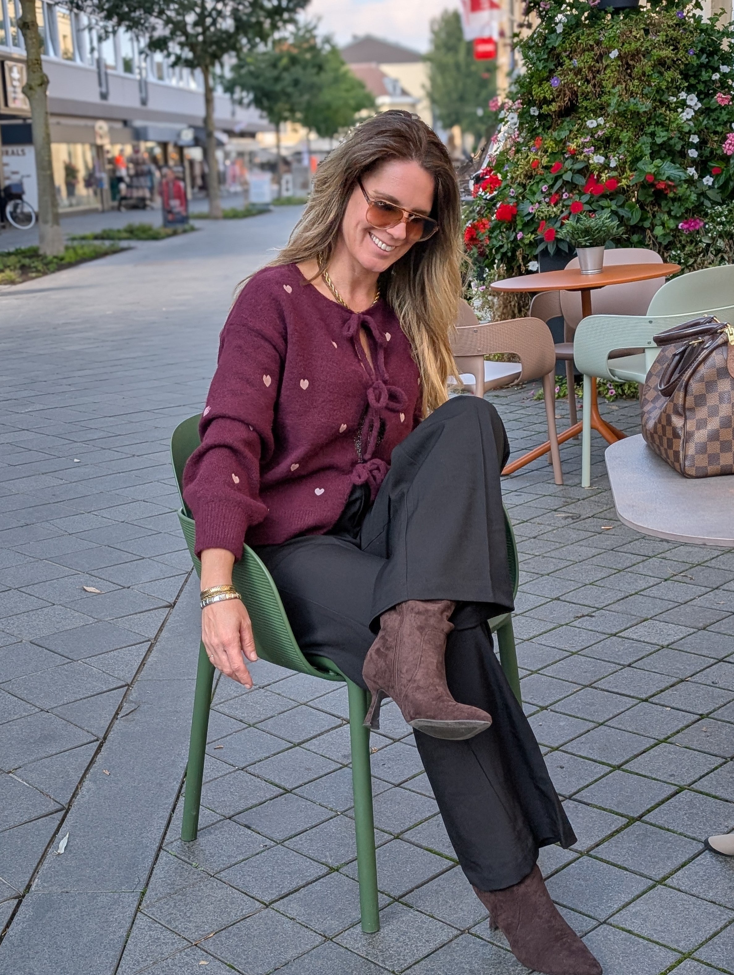 Cozy vest hartjes