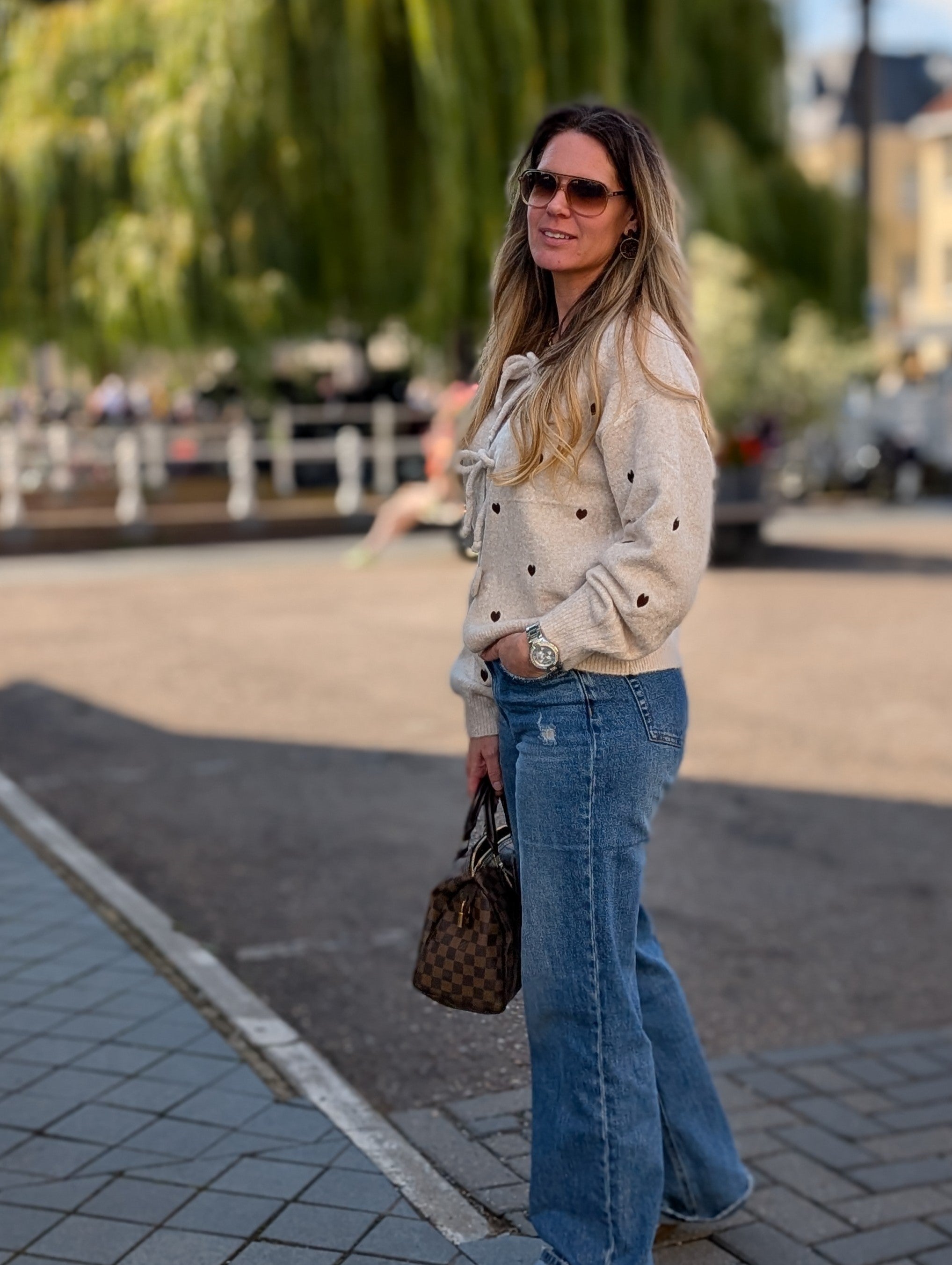 Cozy vest hartjes