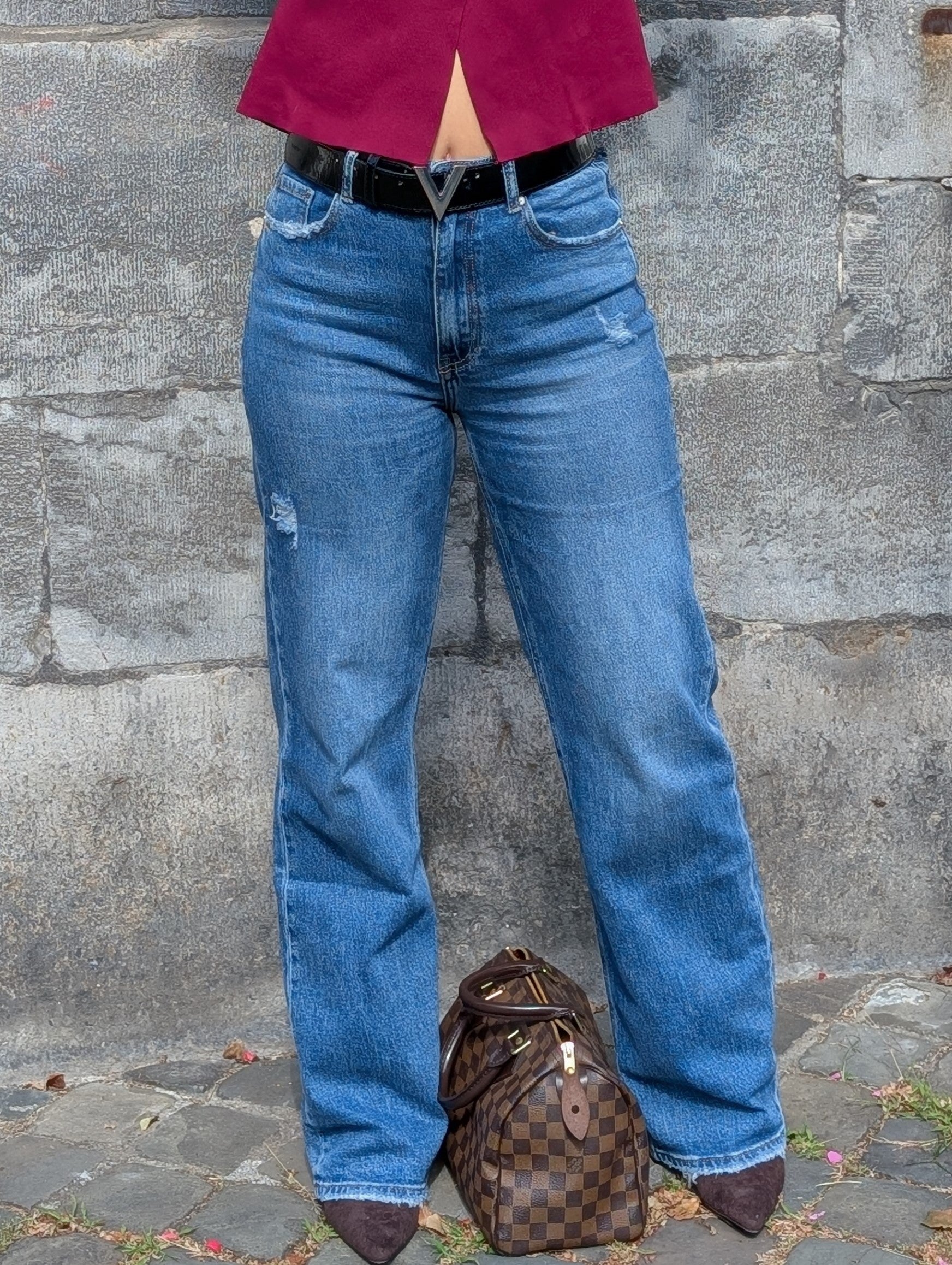 Queen Hearts Jeans Full Lenght