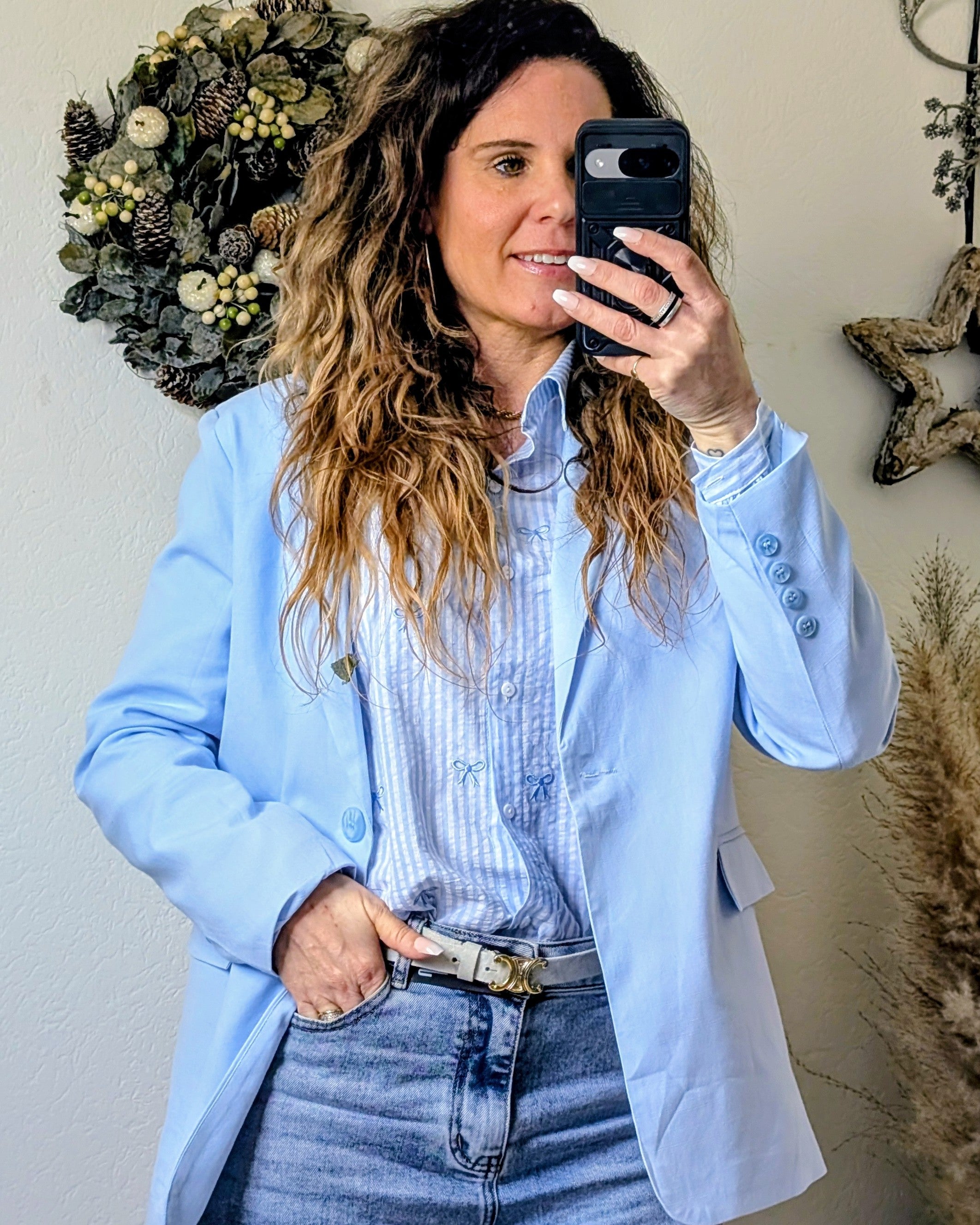 Lichtblauwe Blazer – Fris, Tijdloos Elegant