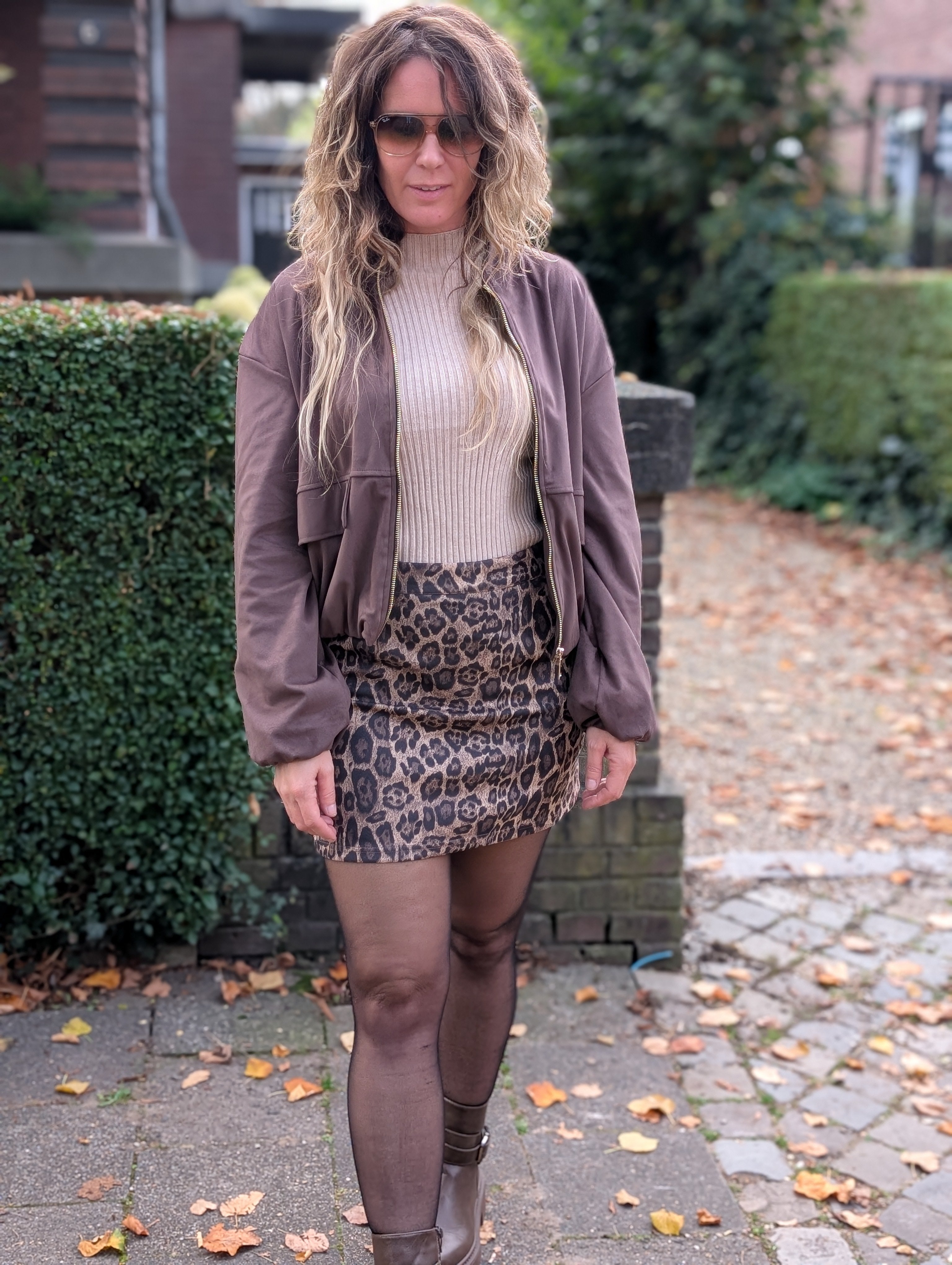 Mia rok tijgerprint