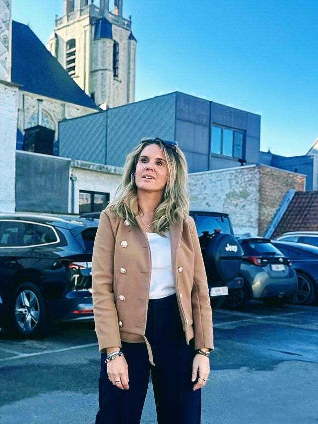 Trenchcoat Kort  Camel