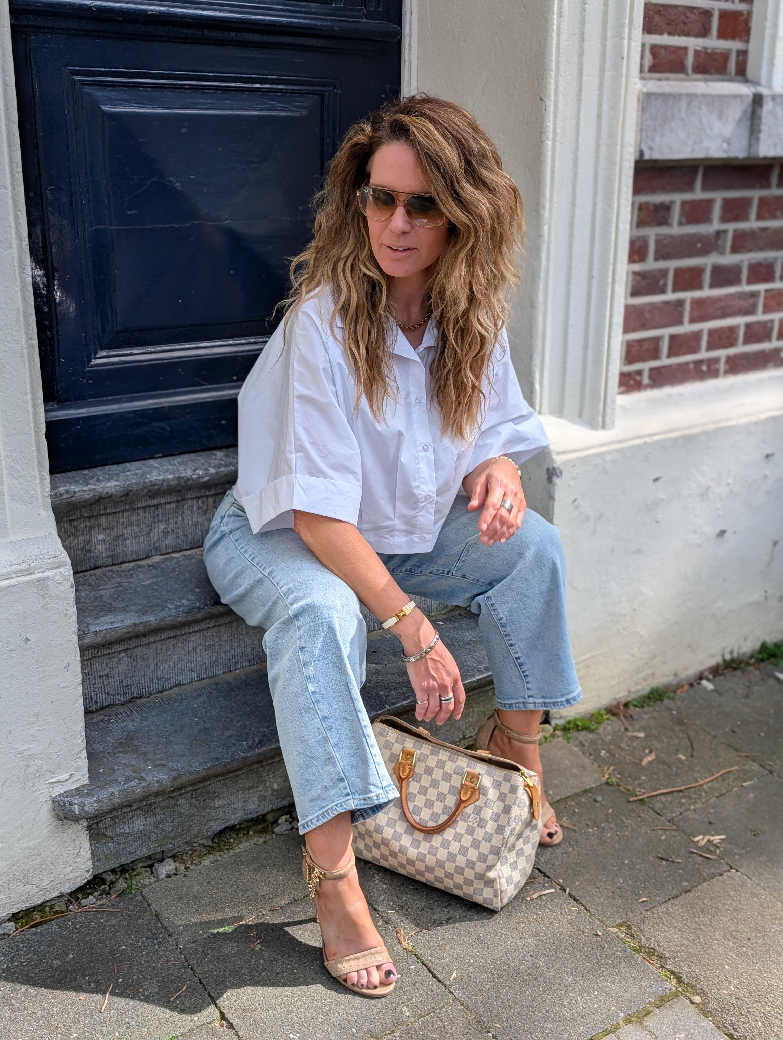 Crisp Cotton Puff Blouse