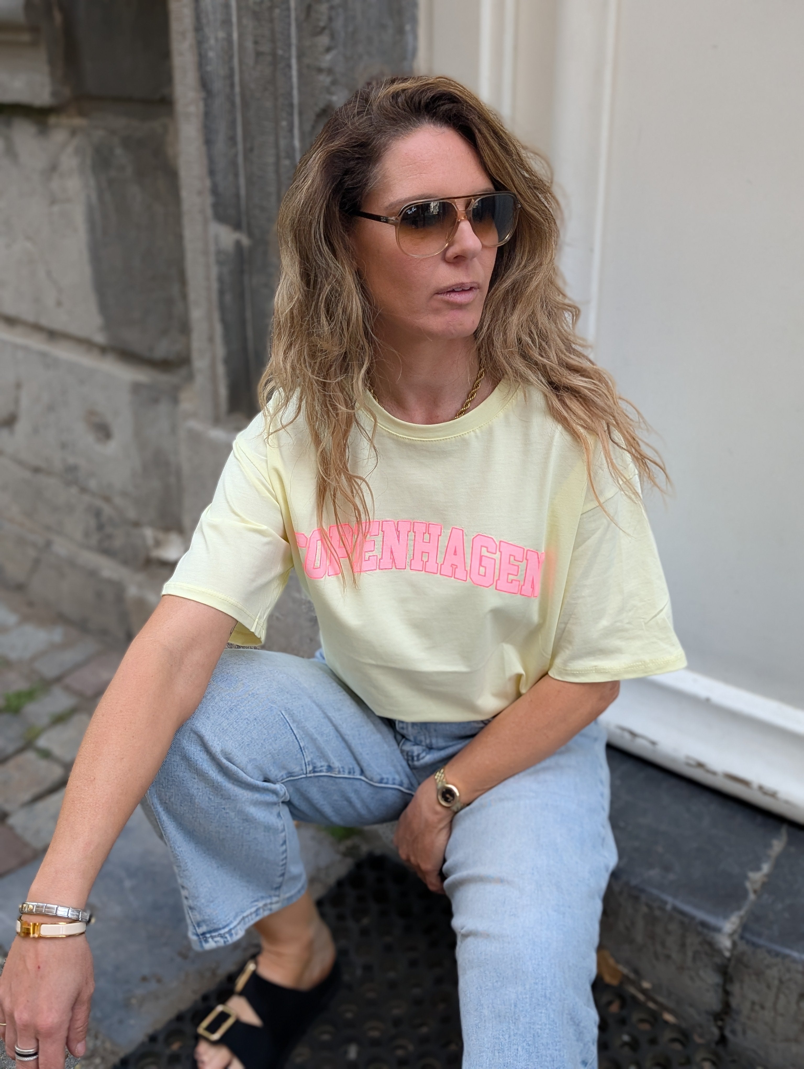 Copenhagen Graphic Tee – One Size Pastel Edition