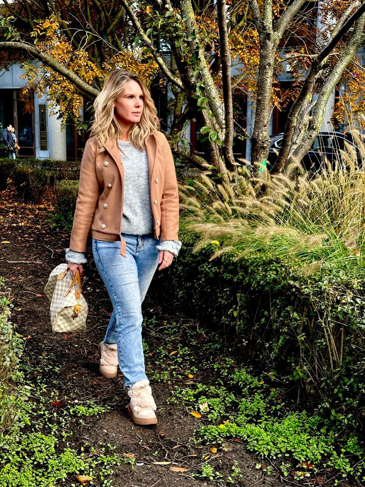 Trenchcoat Kort  Camel