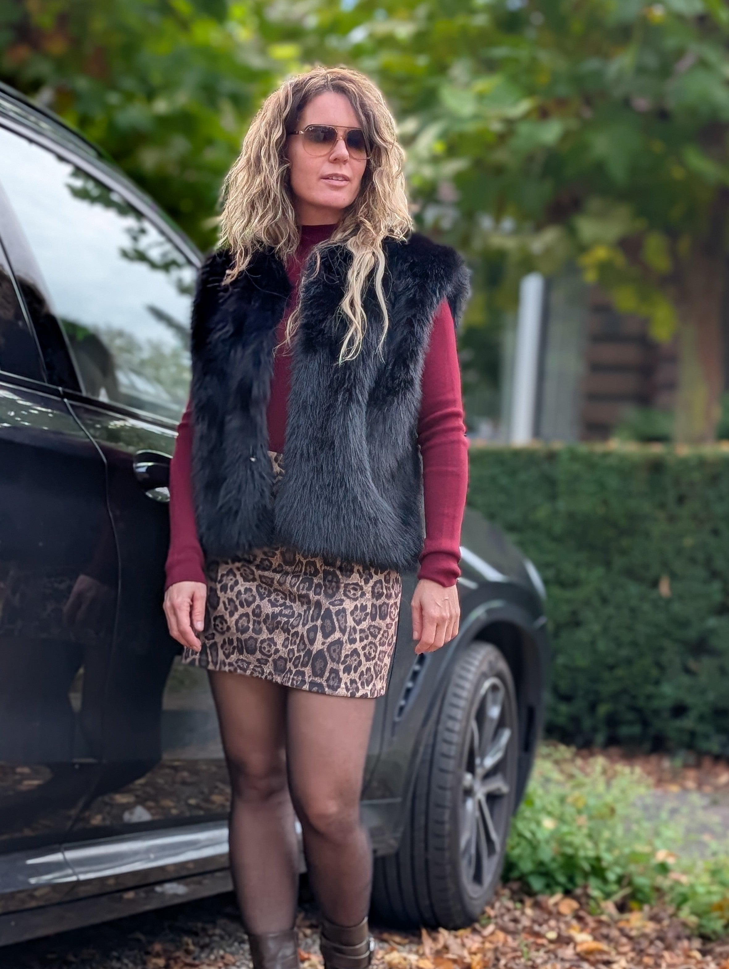 Mia rok tijgerprint