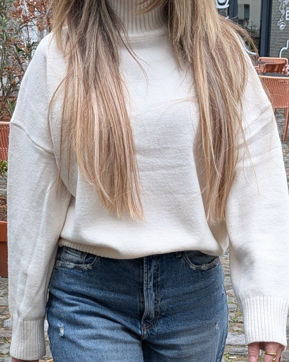 Gebreide Coltrui – Ecru