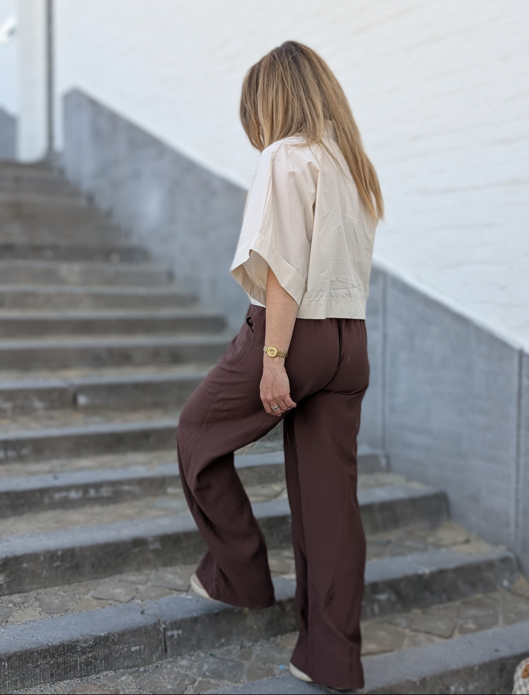 Crisp Cotton Puff Blouse