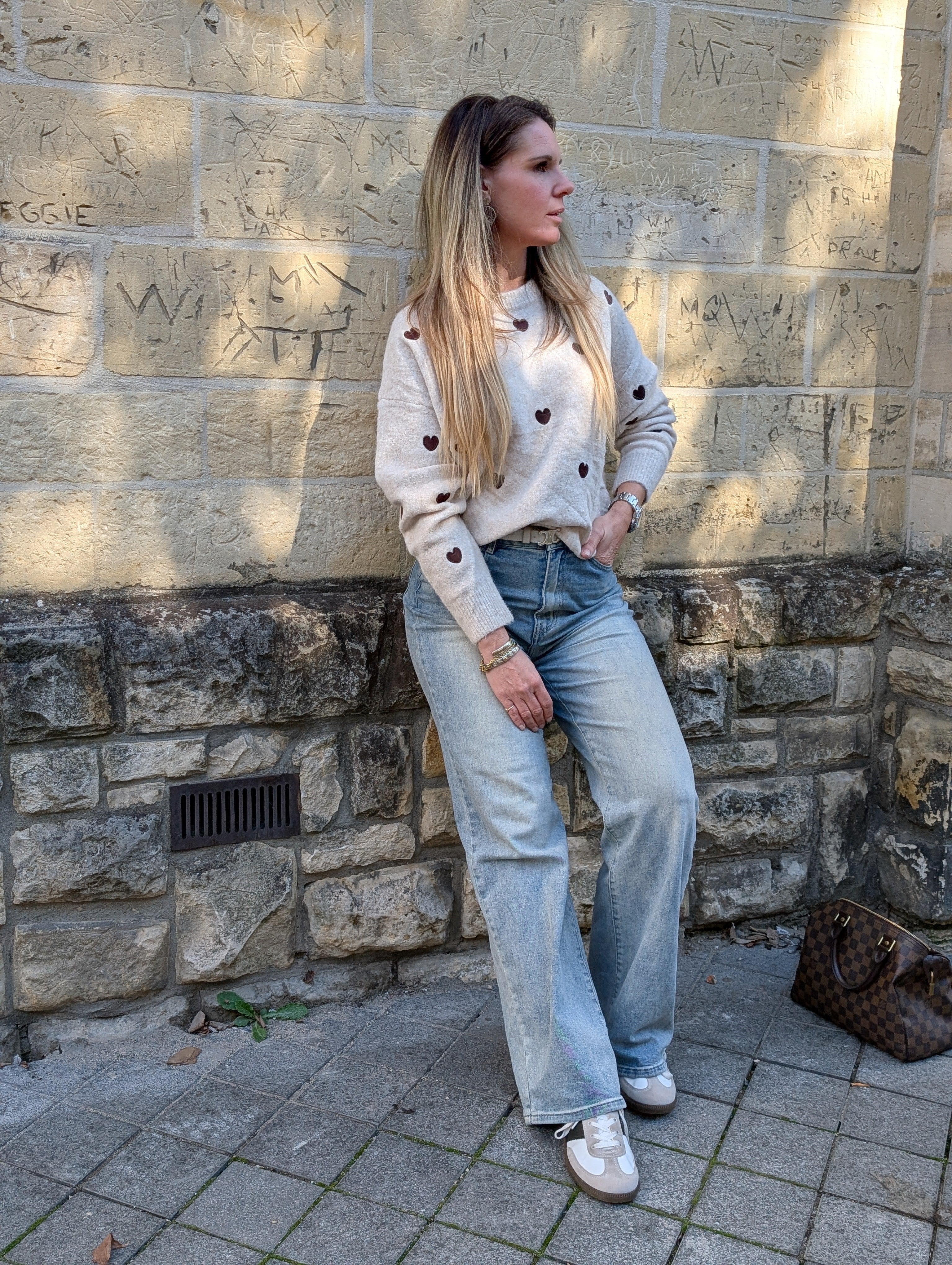 Cozy trui hartjes