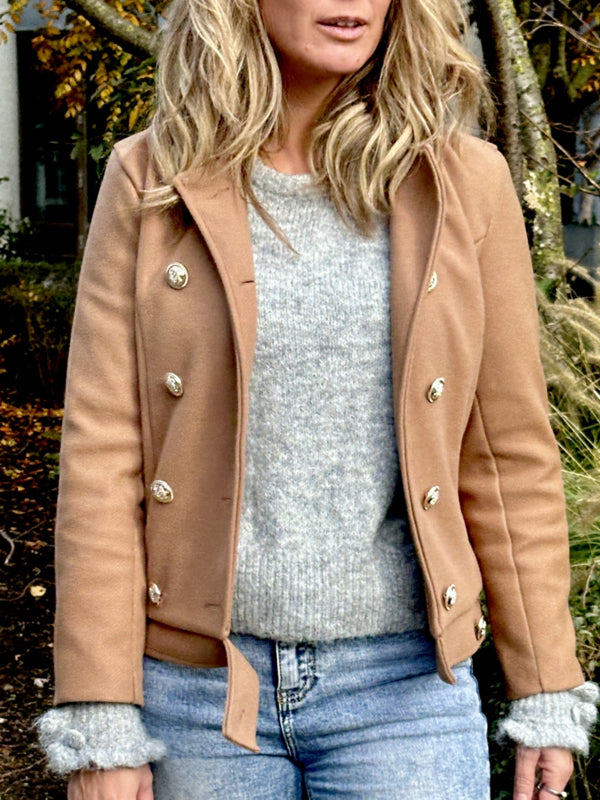 Trenchcoat Kort  Camel