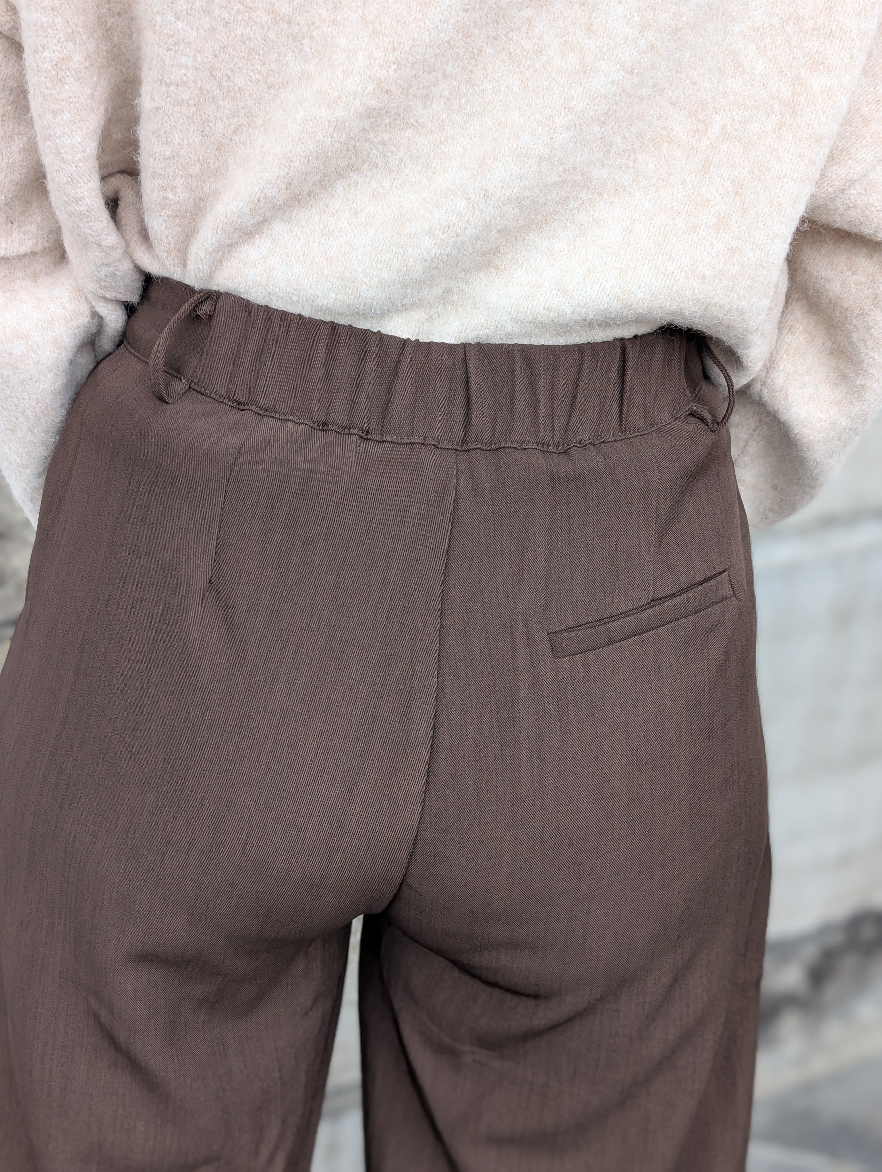 Pantalon Pippa bruin