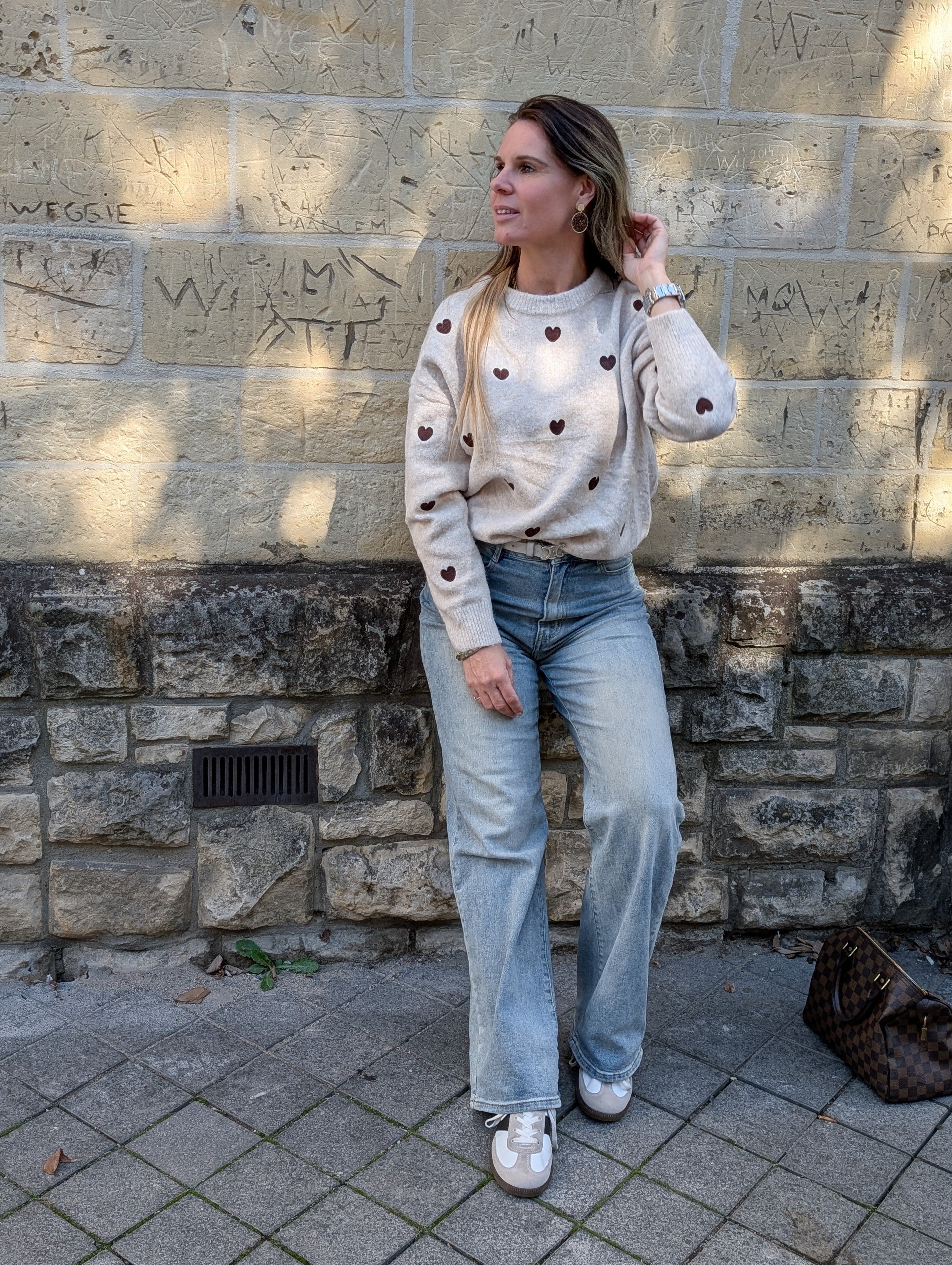Cozy trui hartjes