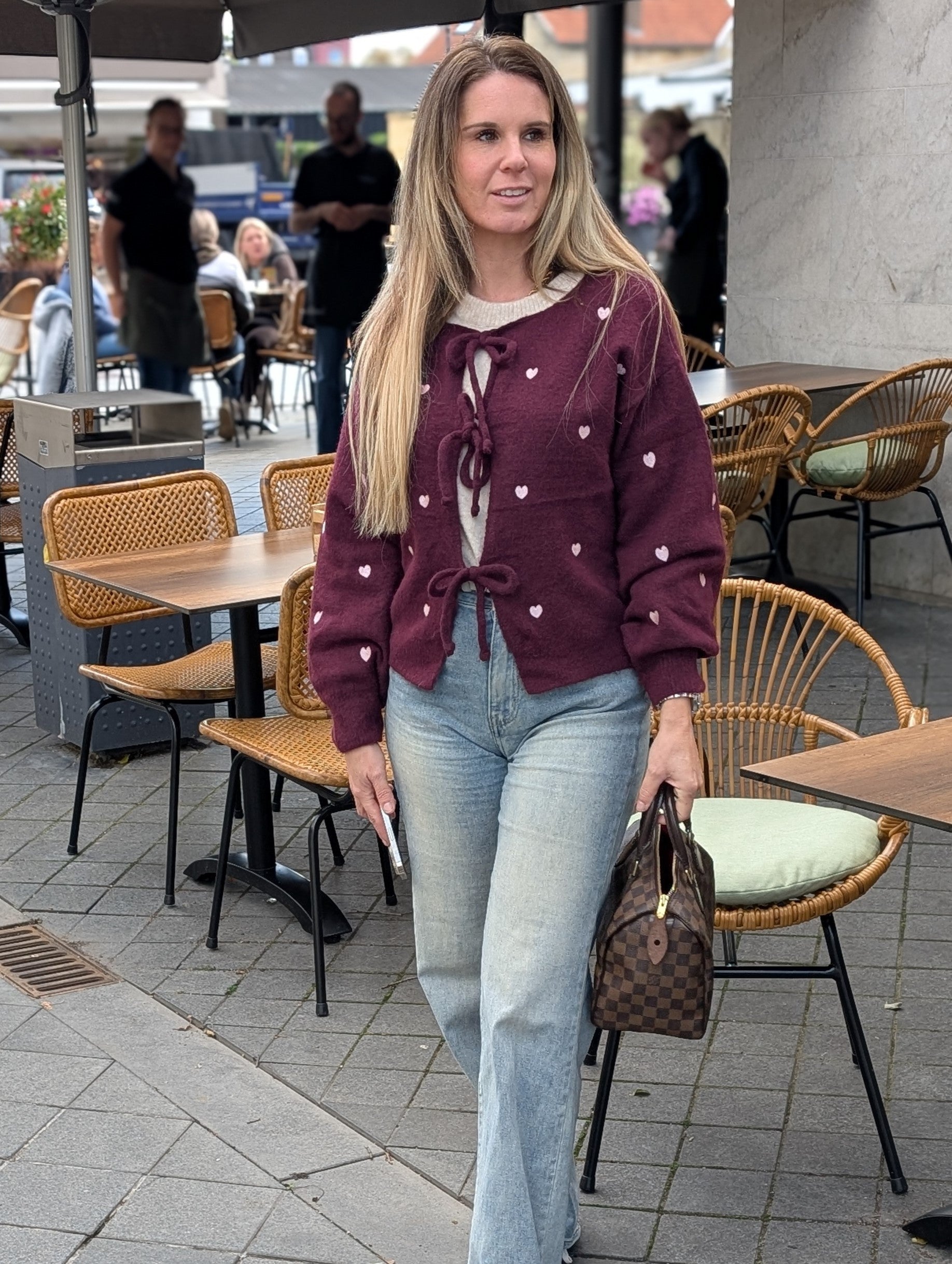 Cozy vest hartjes