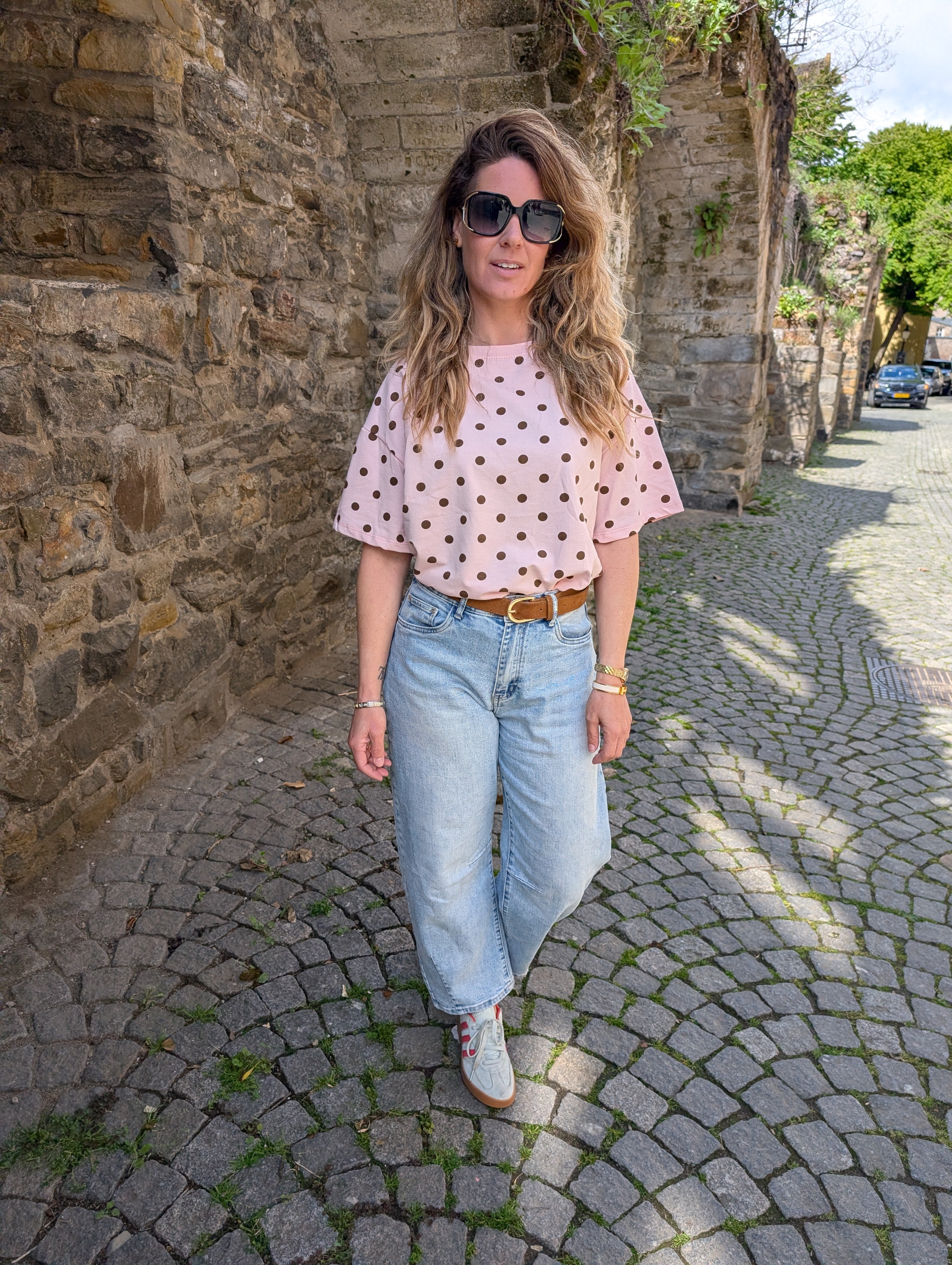 Oversized Polka Dot T-Shirt