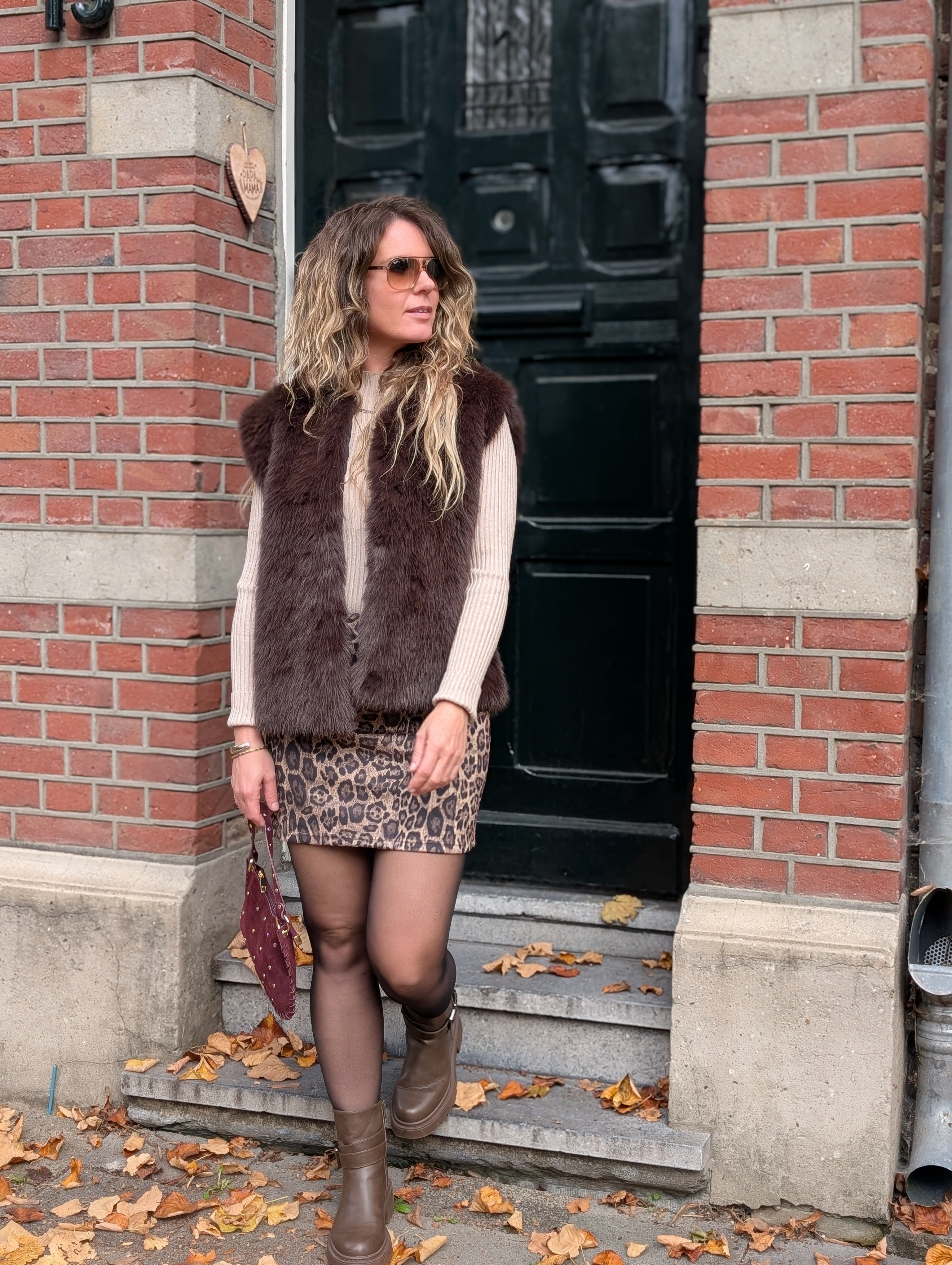 Mia rok tijgerprint