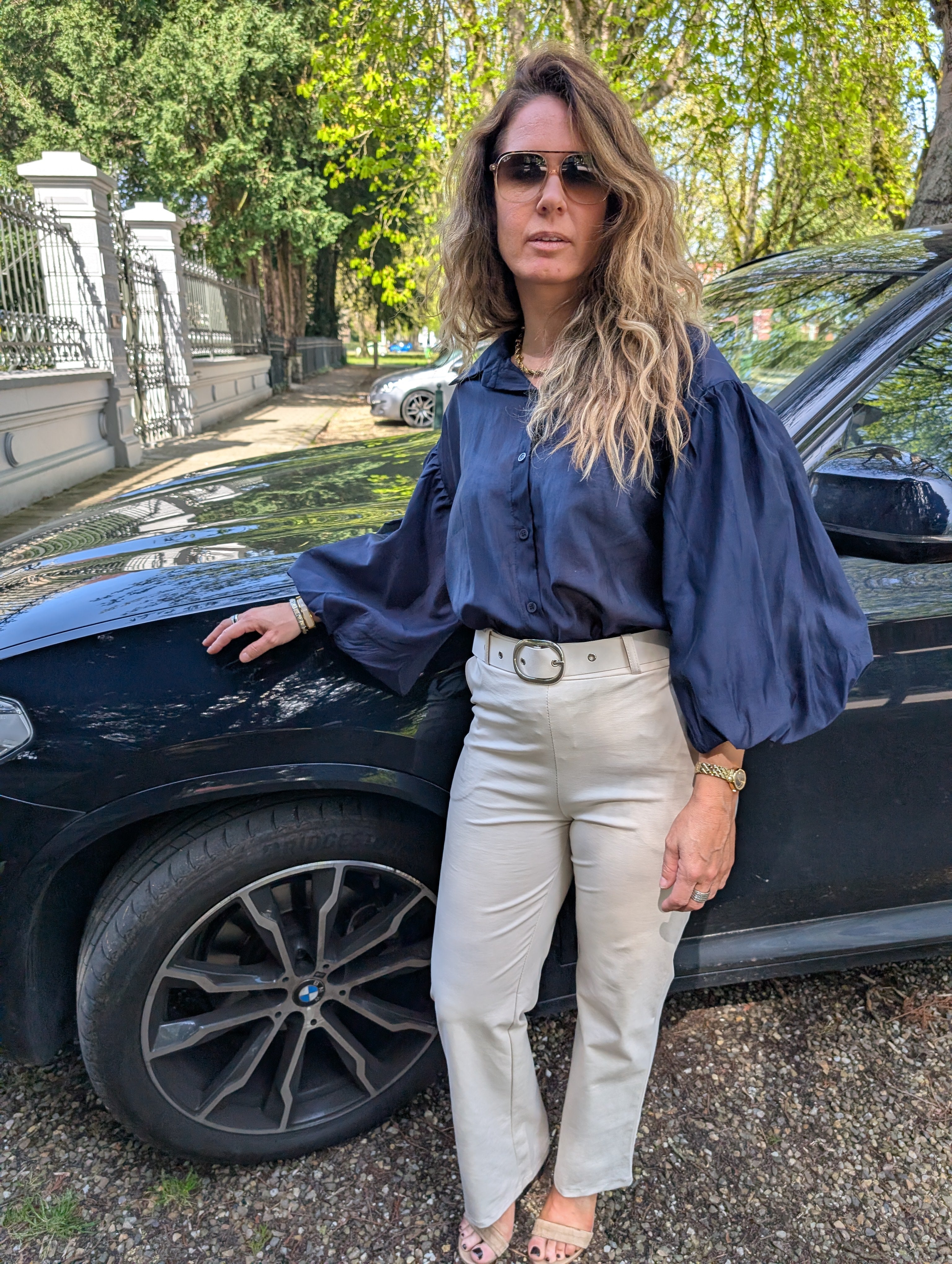 Chic Voile Puff Blouse