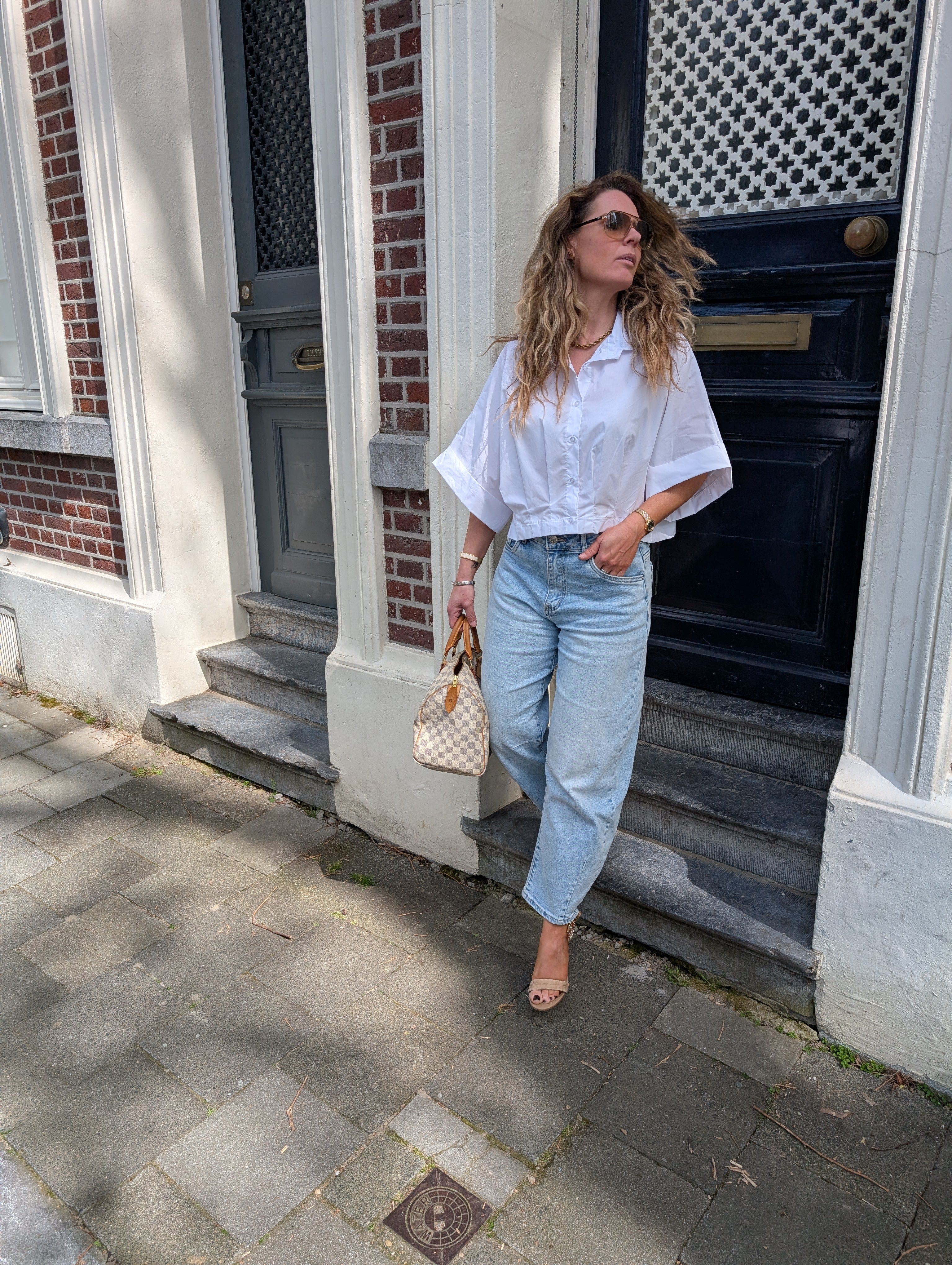 Crisp Cotton Puff Blouse