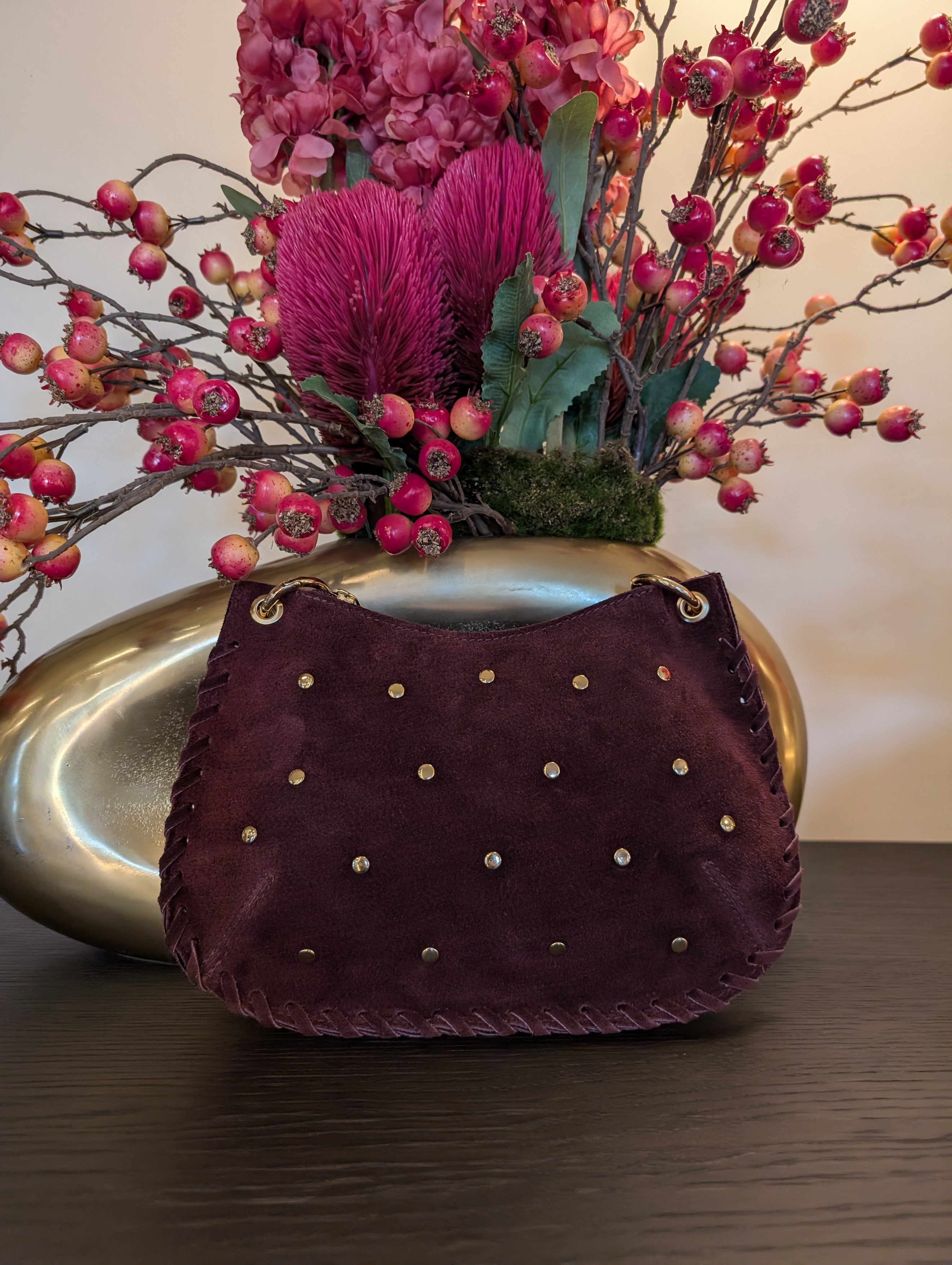 Bordeaux tas met stud