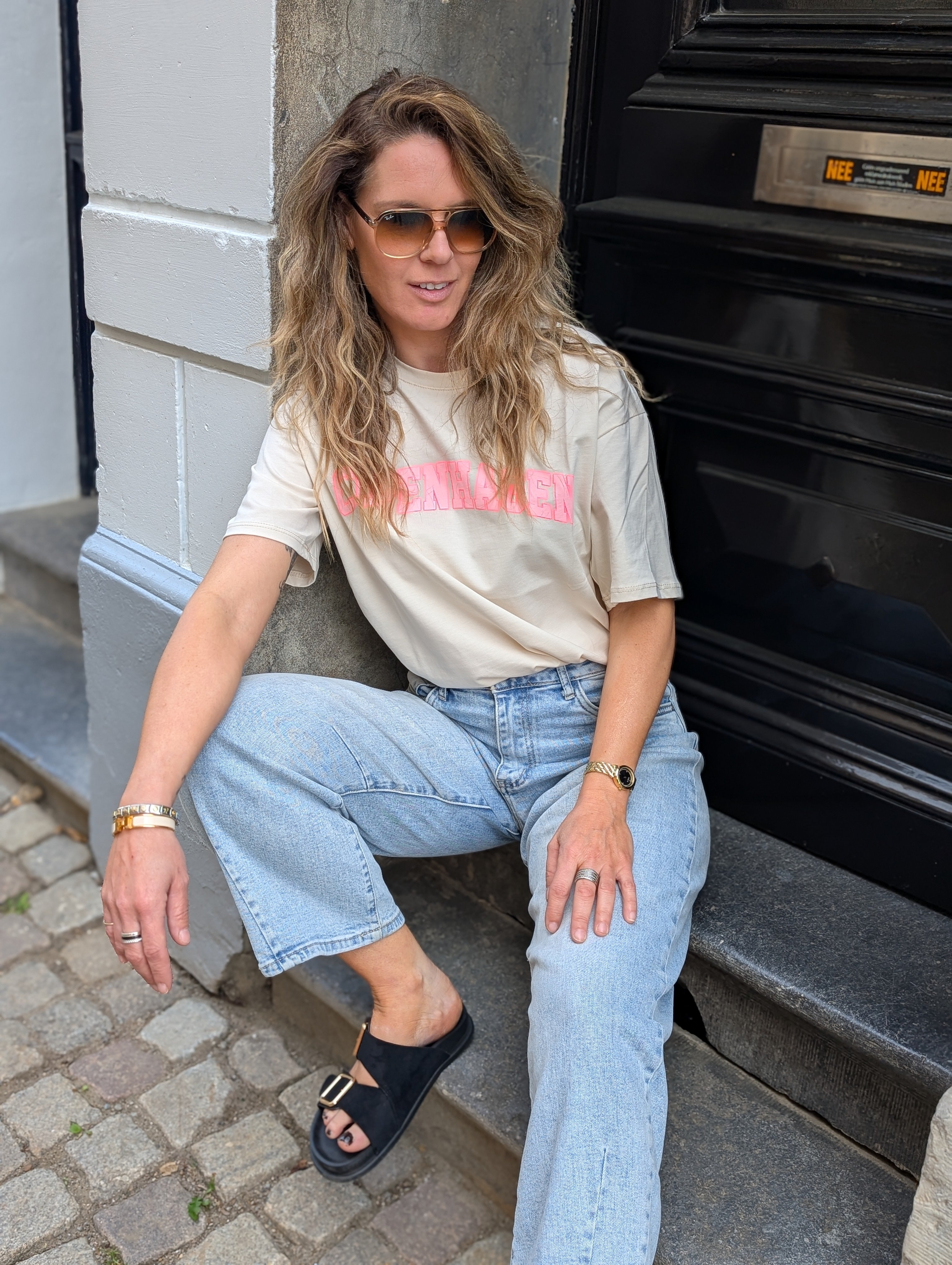 Copenhagen Graphic Tee – One Size Pastel Edition