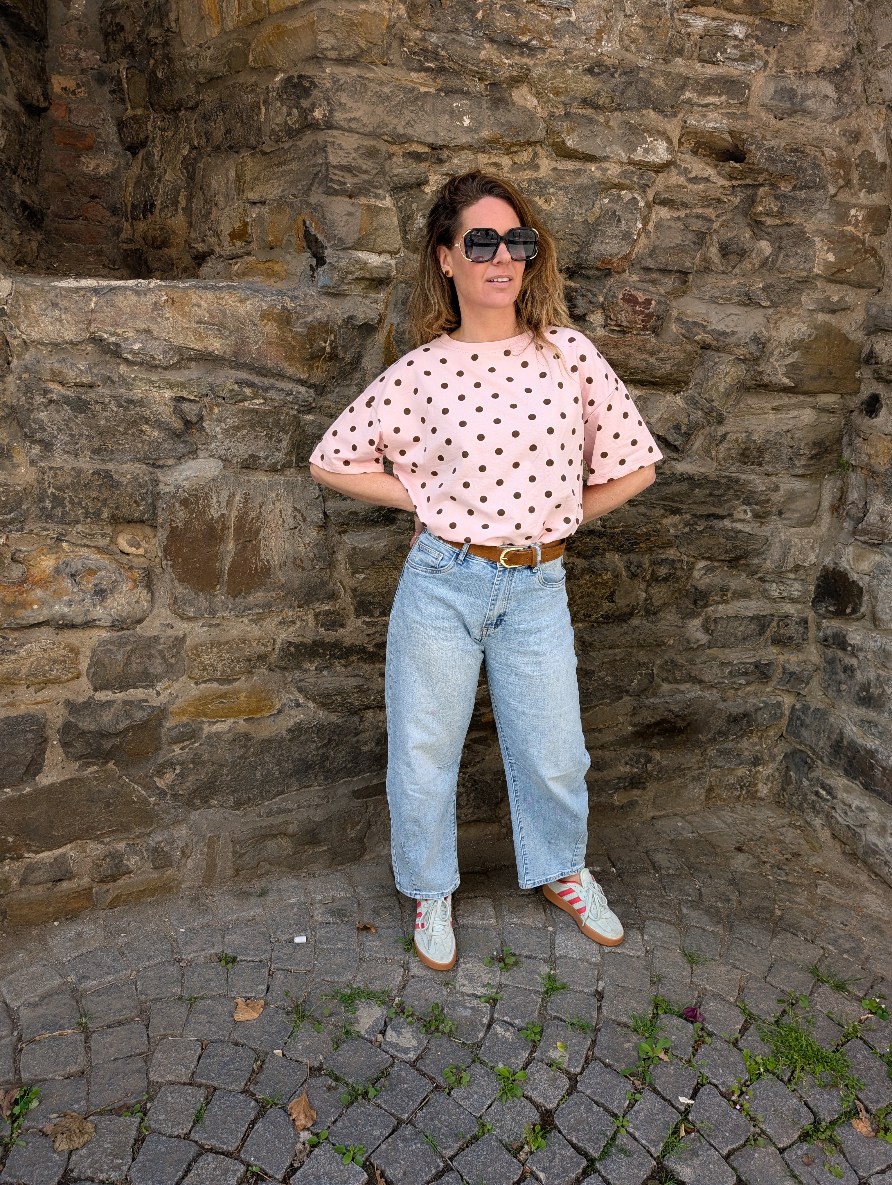 Oversized Polka Dot T-Shirt