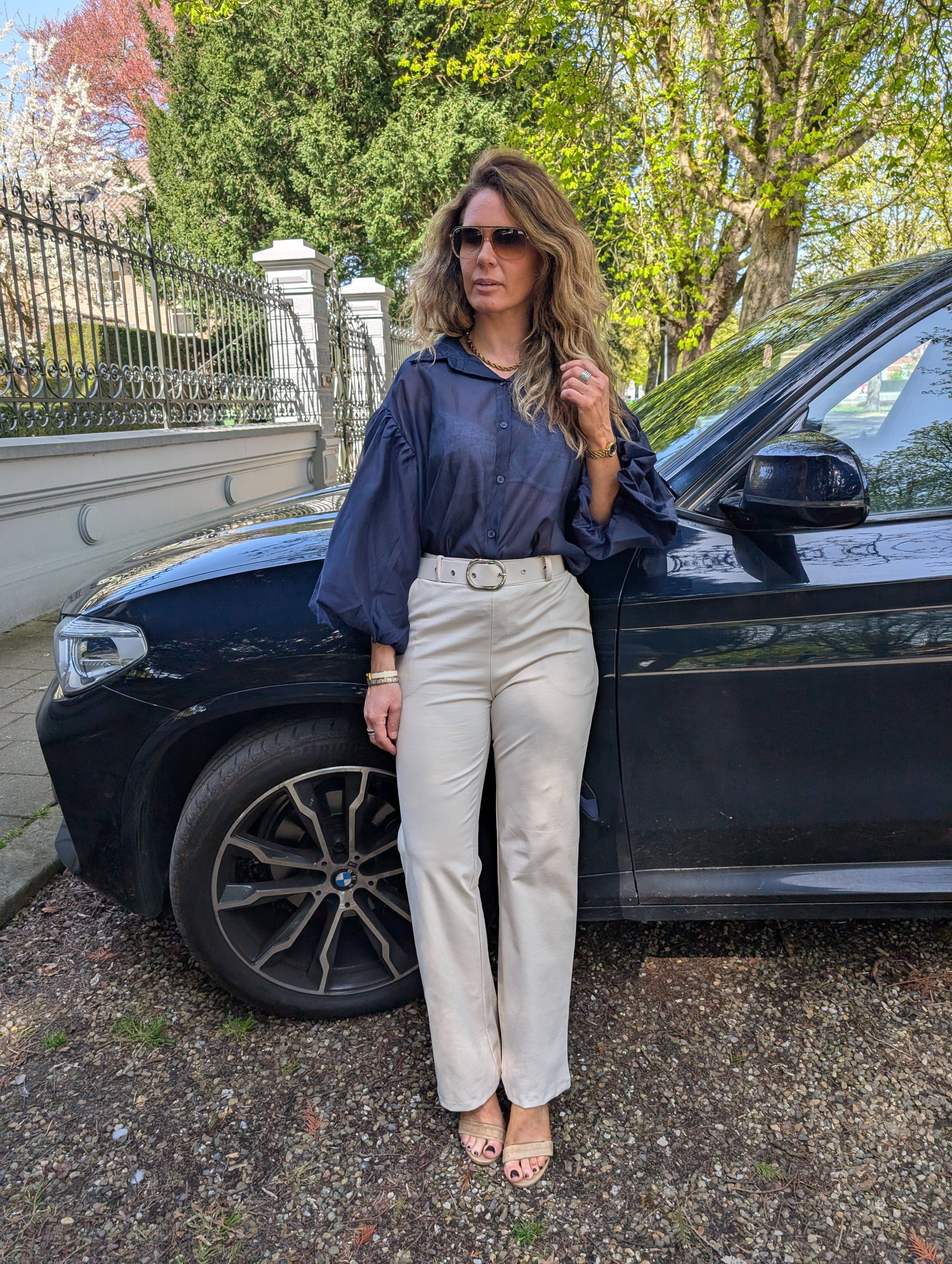 The Belted Elegance Pantalon