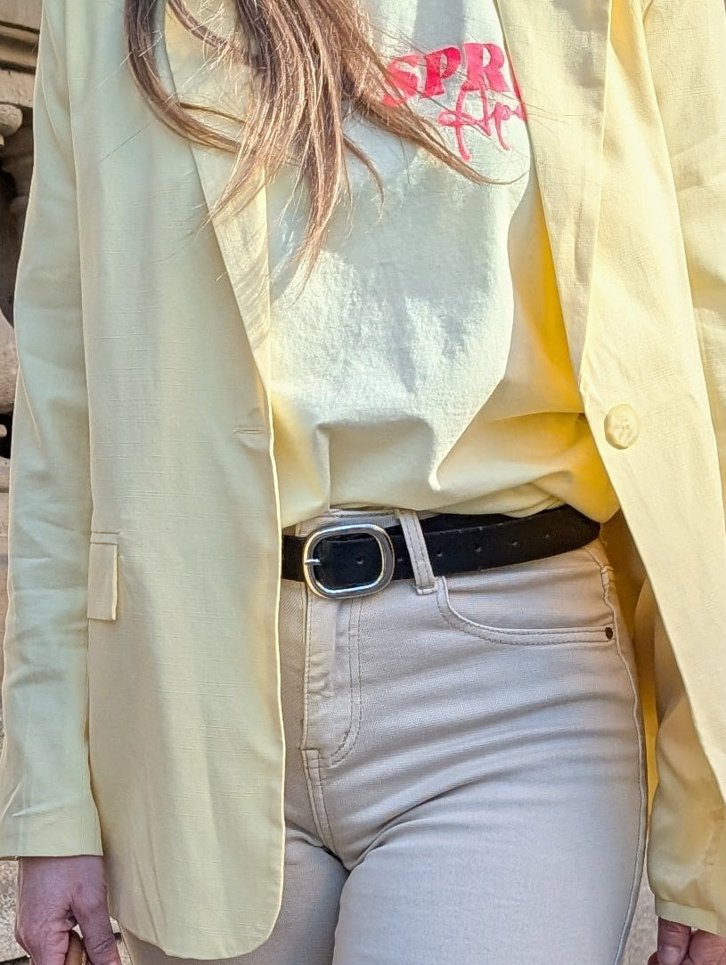 Lichtgele Blazer – Fris, Tijdloos Elegant