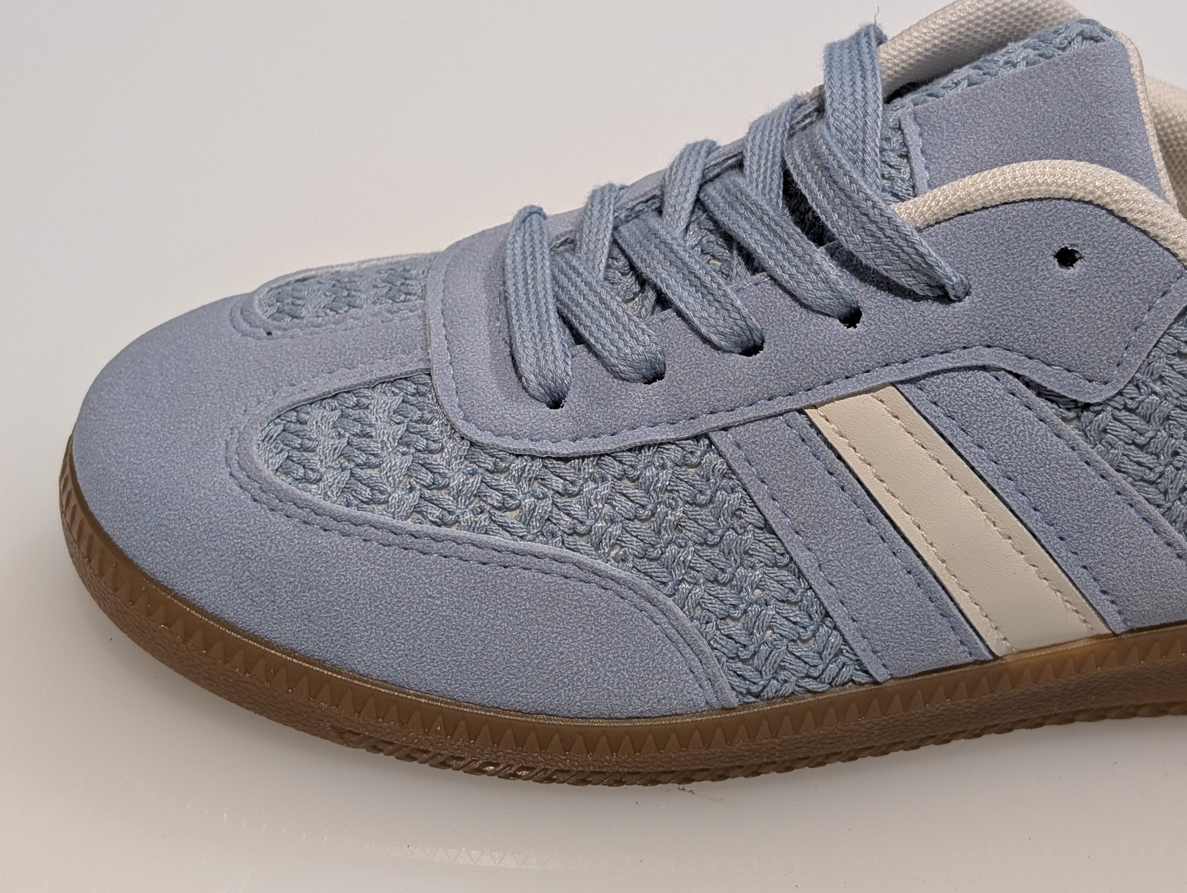 Lichtblauwe Dames Sneakers