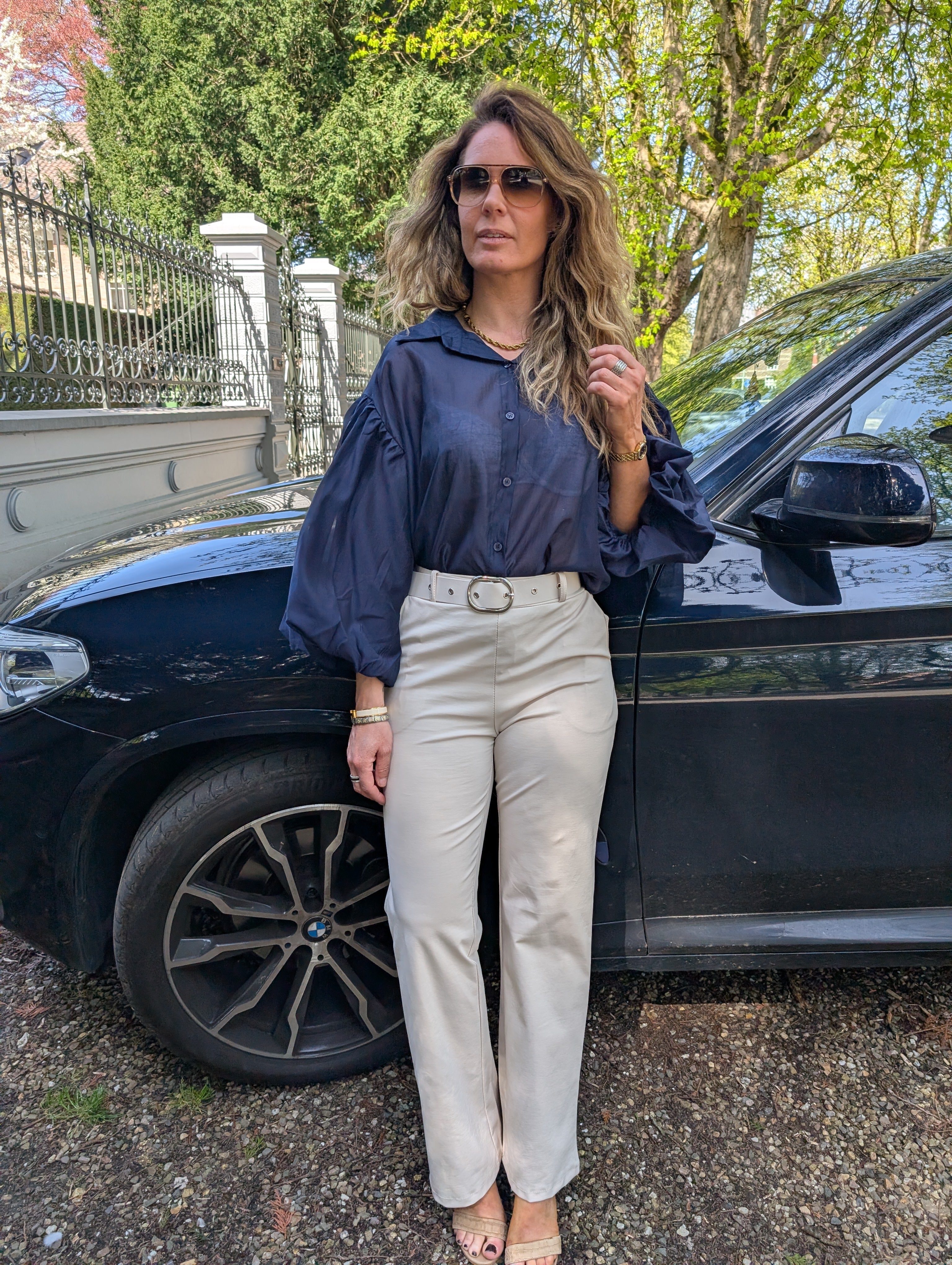 The Belted Elegance Pantalon