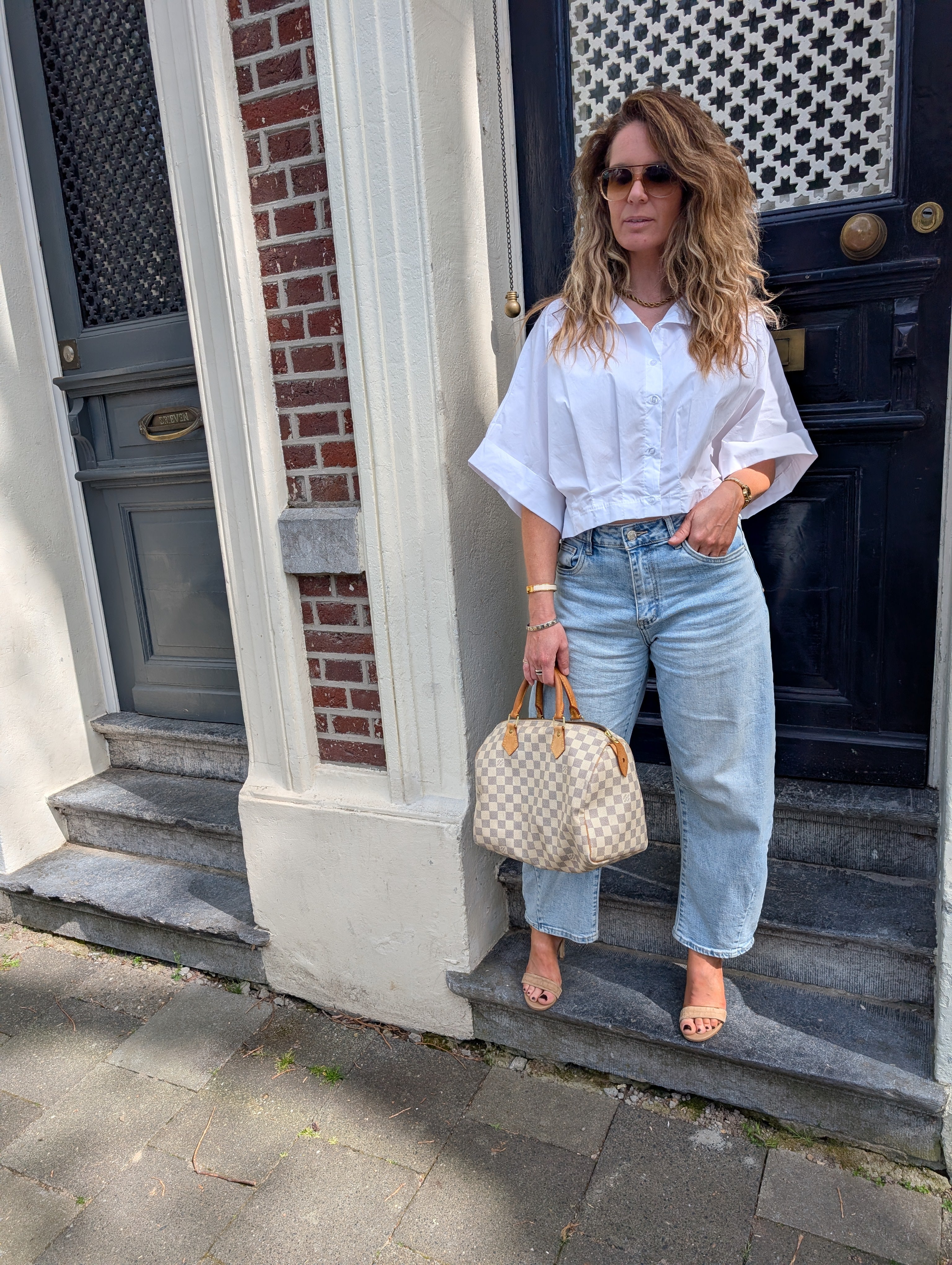 Crisp Cotton Puff Blouse