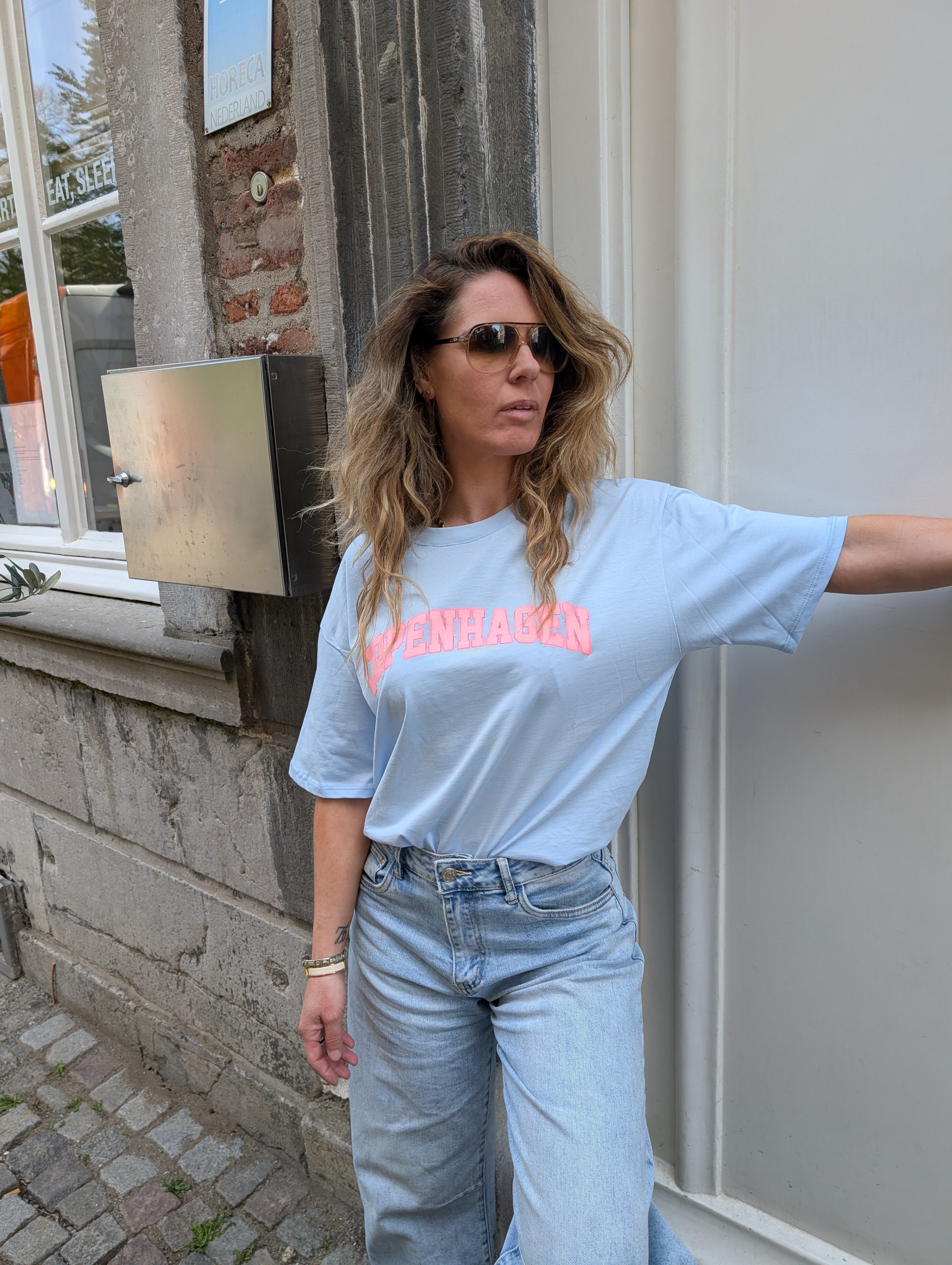Copenhagen Graphic Tee – One Size Pastel Edition