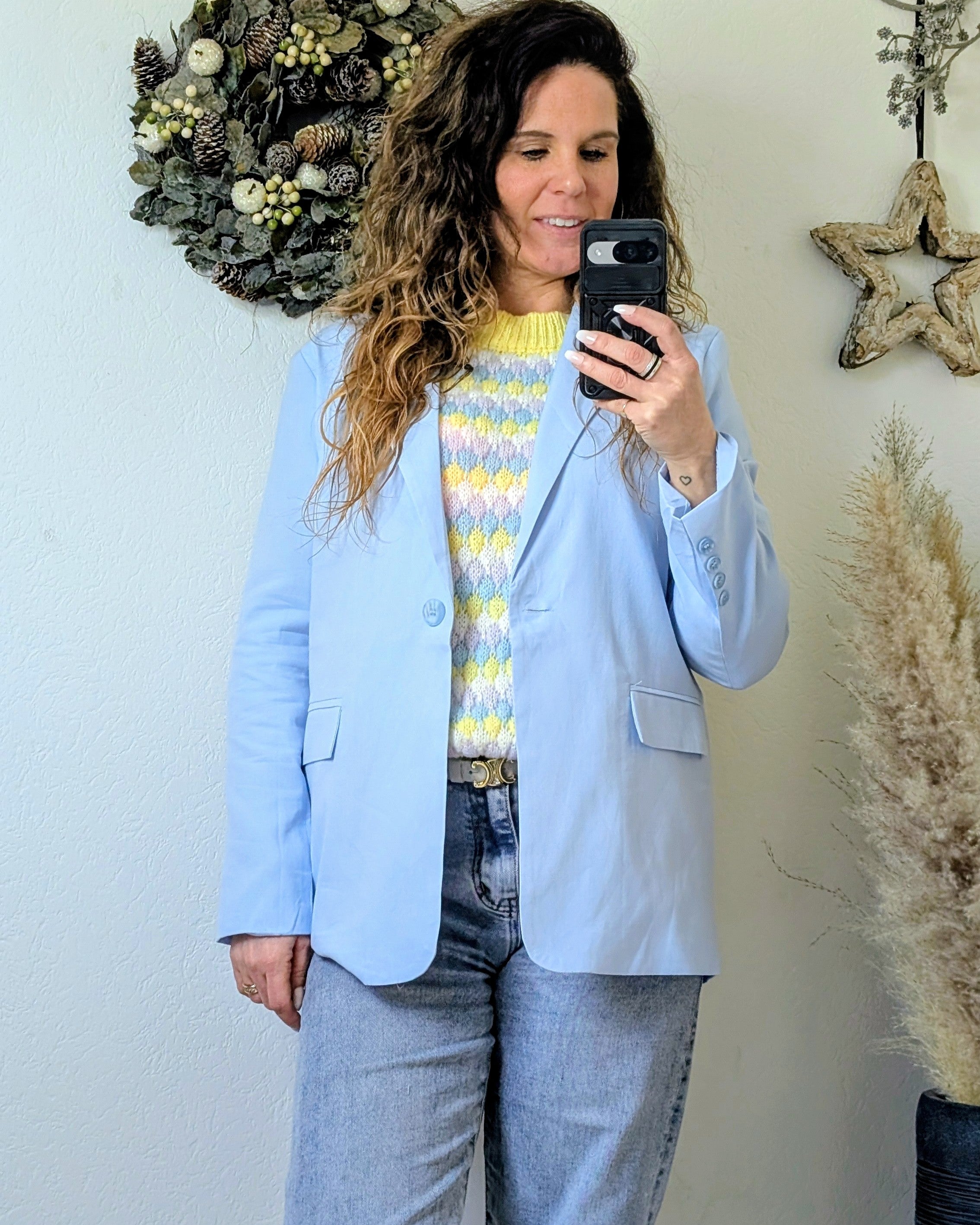 Lichtblauwe Blazer – Fris, Tijdloos Elegant