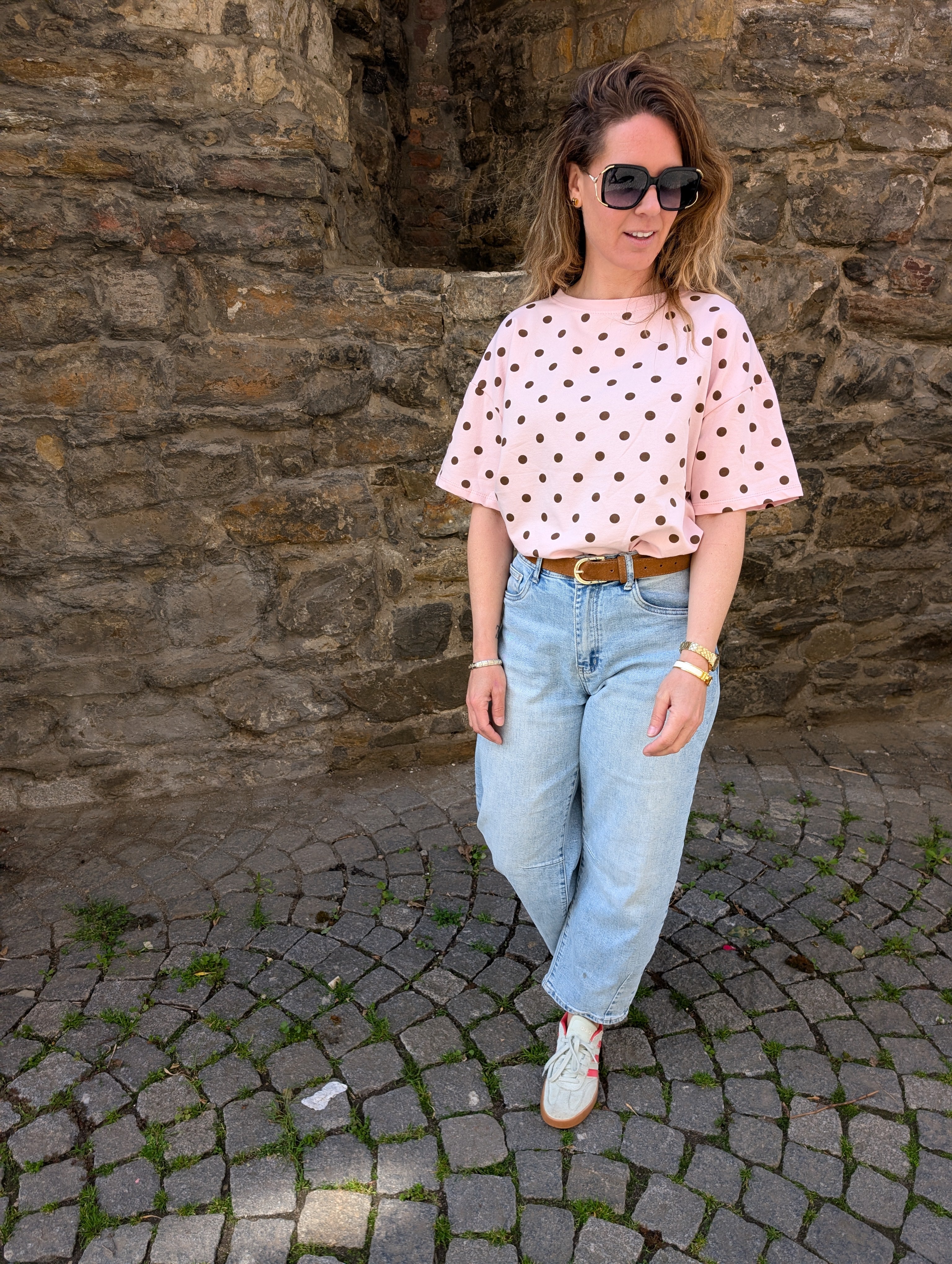 Oversized Polka Dot T-Shirt
