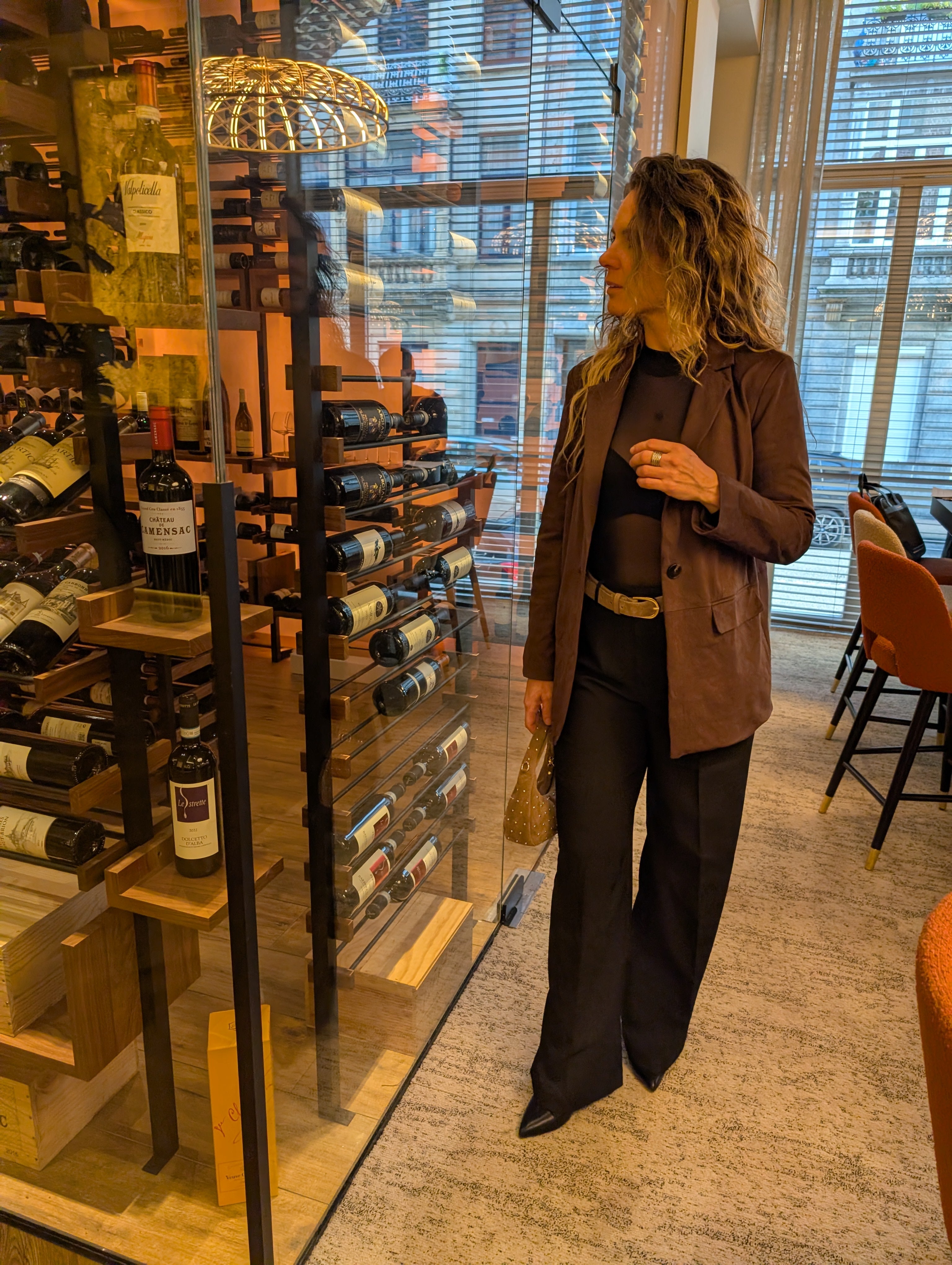 Oversized Bruine Blazer