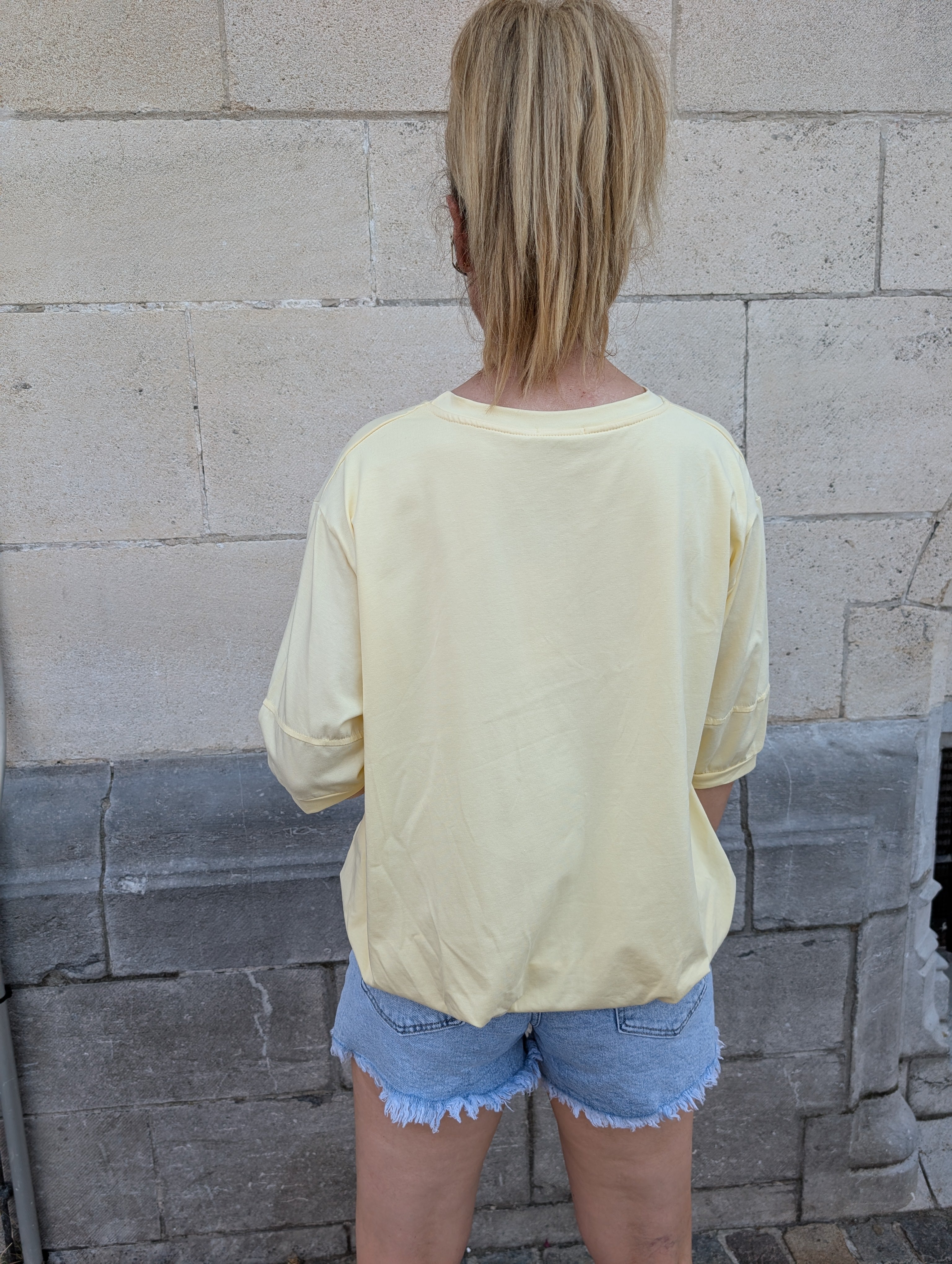 Katoenen Ballon T-shirt