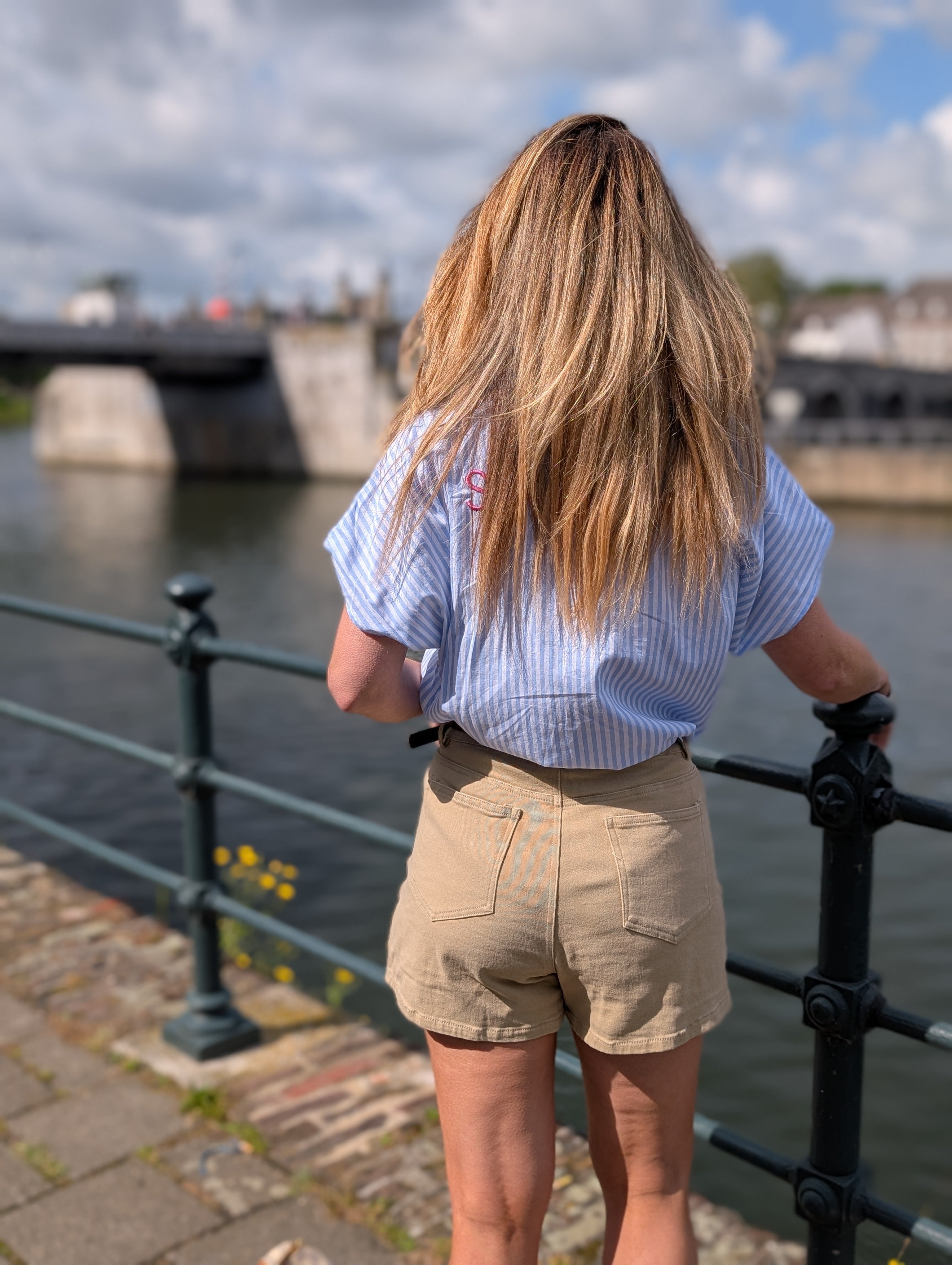 Tailored Button Short