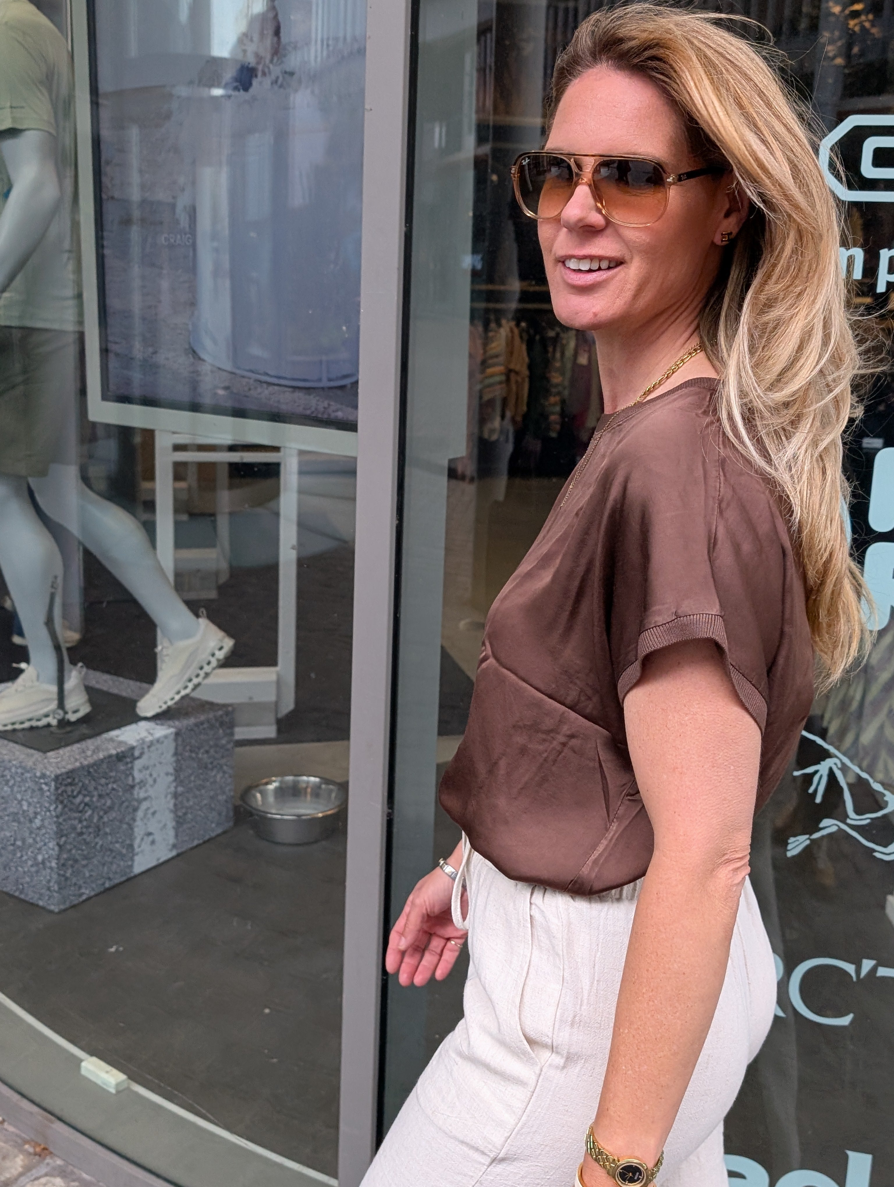 Linnen Co-Ord Set Beige